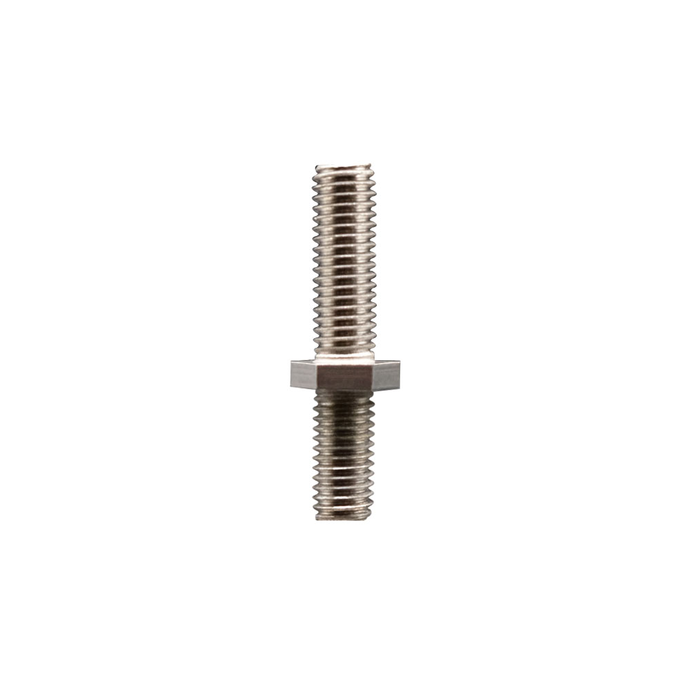 Stainless Steel Threaded Stem for 1/2 Inch Bolt Hole Casters - 1/2 Inch Diameter - 13 TPI x 1-1/2 Inch Length - Service Caster Brand — photo 1