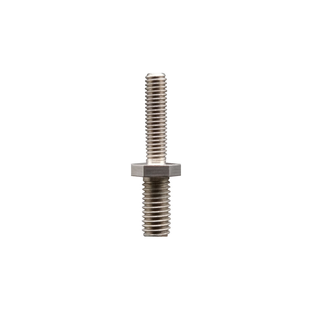 Stainless Steel Threaded Stem for 1/2 Inch Bolt Hole Casters - 3/8 Inch Diameter - 16 TPI x 1-1/2 Inch Length - Service Caster Brand — photo 1