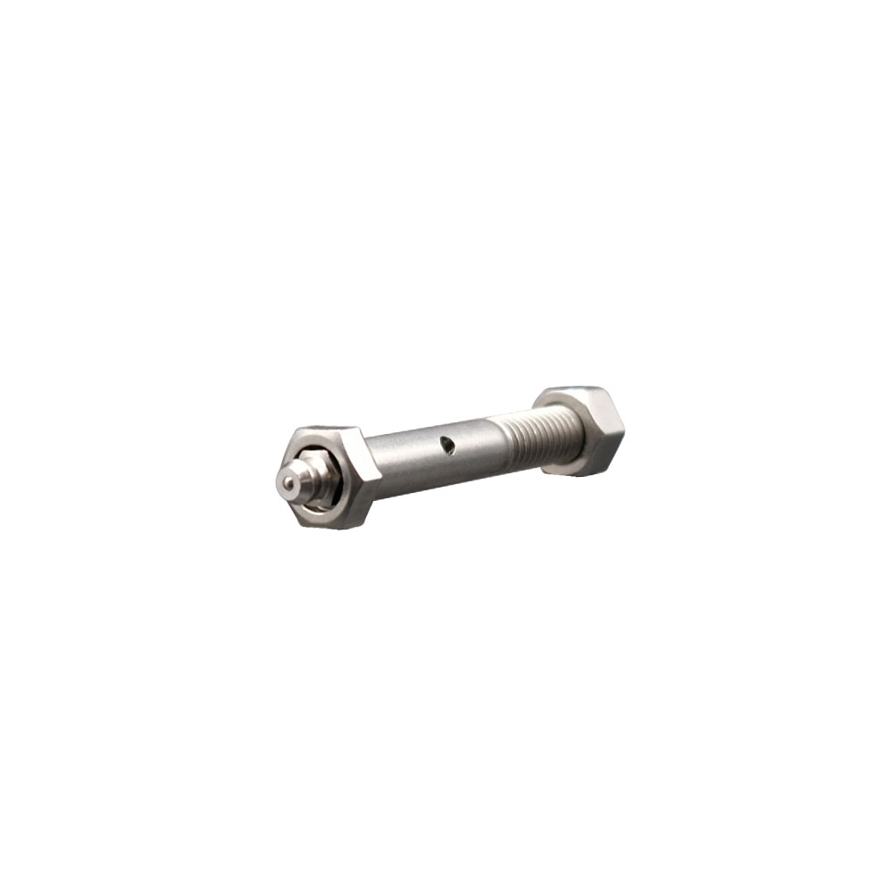 Stainless Steel Axle Kit with Grease Zerk Fitting for Industrial Caster Wheels - 3/8 Inch Diameter x 2-1/2 Inch Length - Service Caster Brand — photo 1