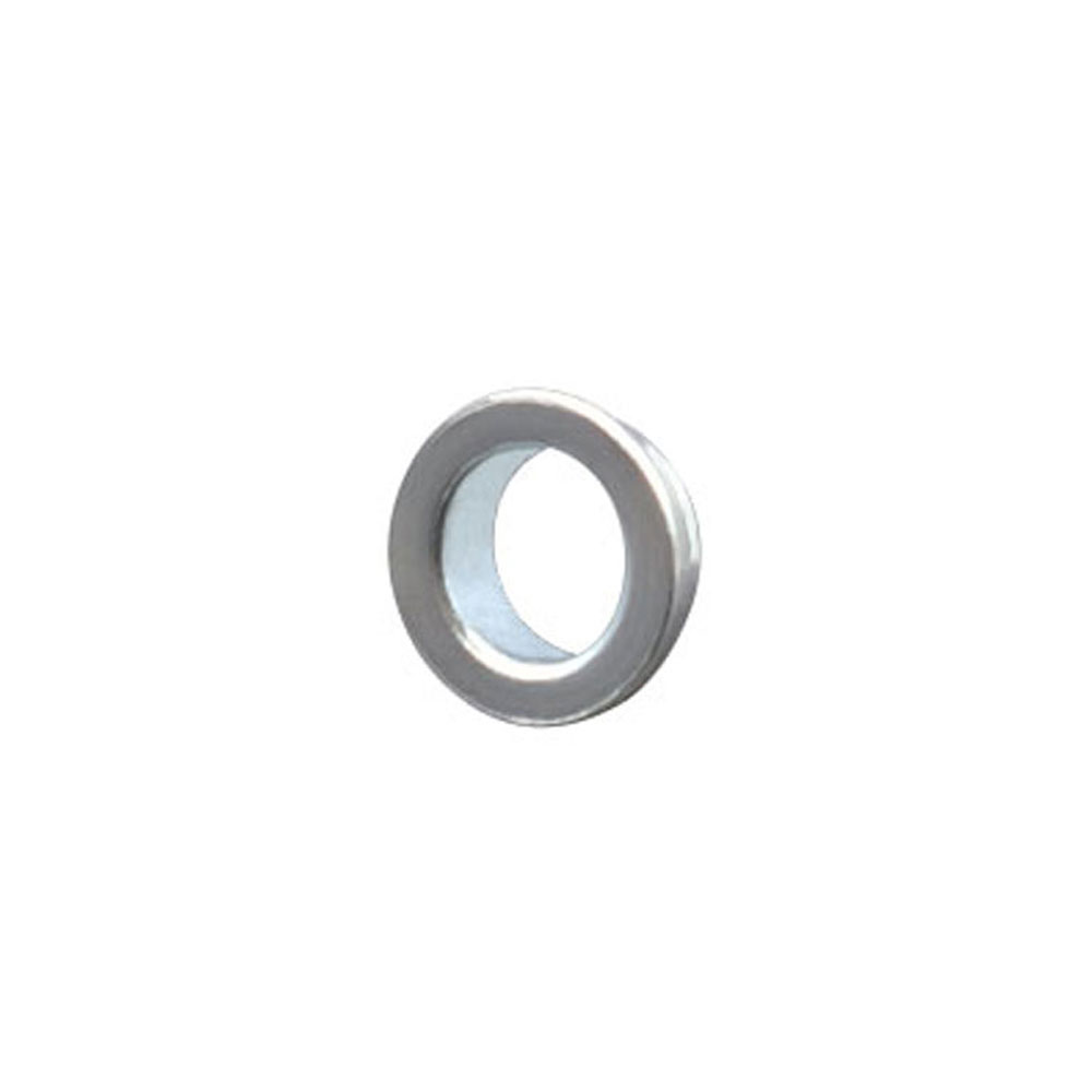 Steel Flanged Top Hat Spanner Bushing for Industrial Caster Wheels - 3/8 Inch Inside Diameter x 1/2 Inch Outside Diameter - Fits 1-9/32 Inch Hub Length - Service Caster Brand — photo 1