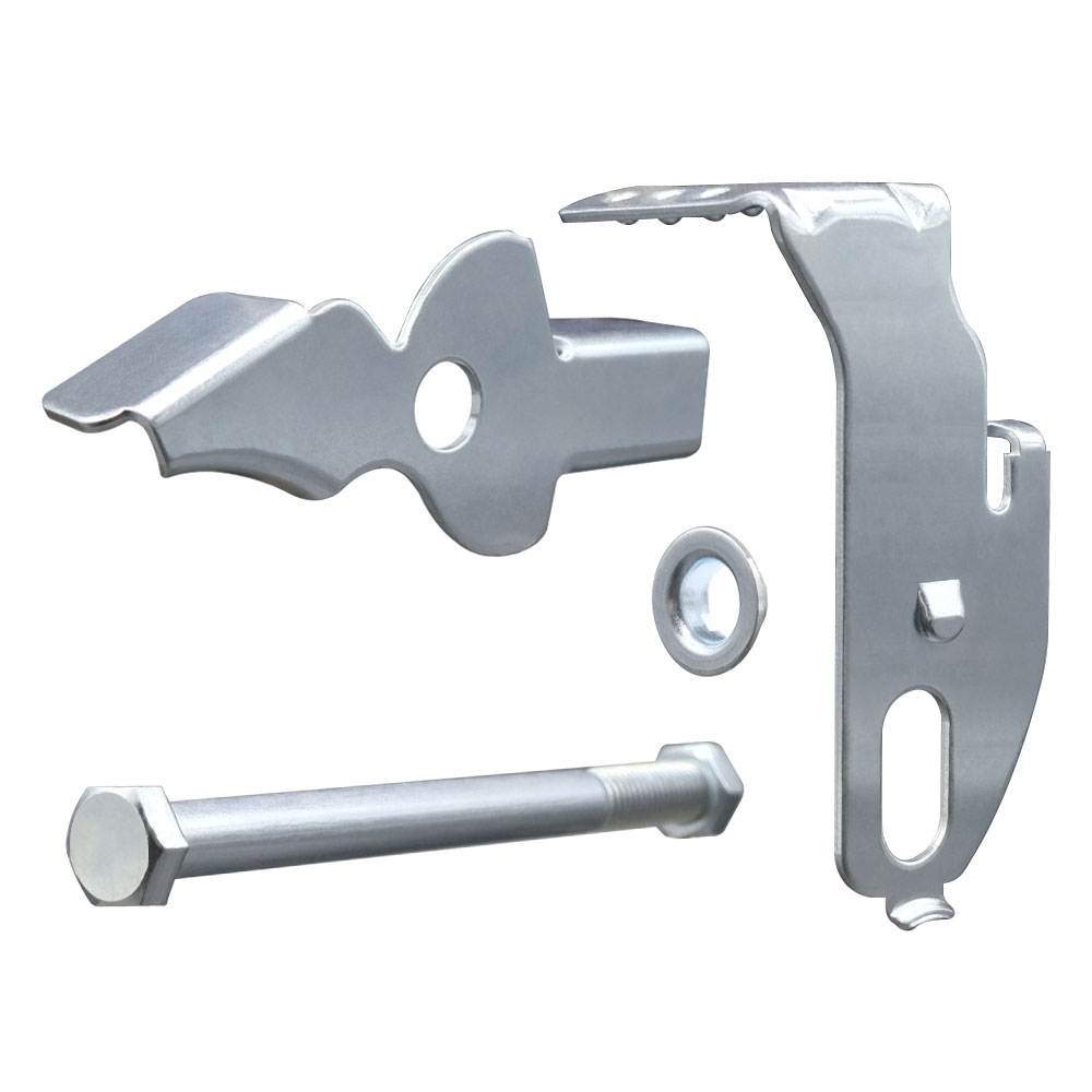 Zinc Plated 8 Inch Top Lock Brake Kit for Series 100 Swivel Casters - Service Caster Brand — photo 1