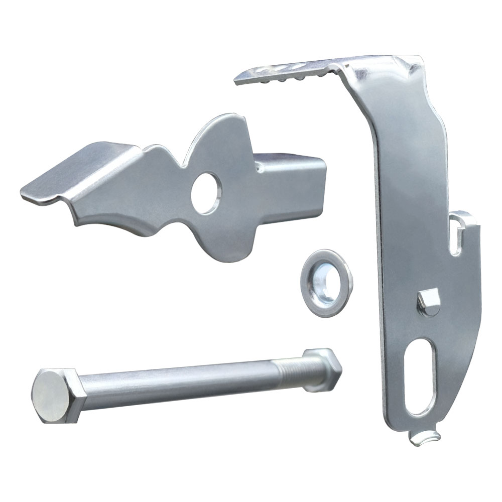 Zinc Plated 10 Inch Top Lock Brake Kit for Series 100 Swivel Casters - Service Caster Brand — photo 1