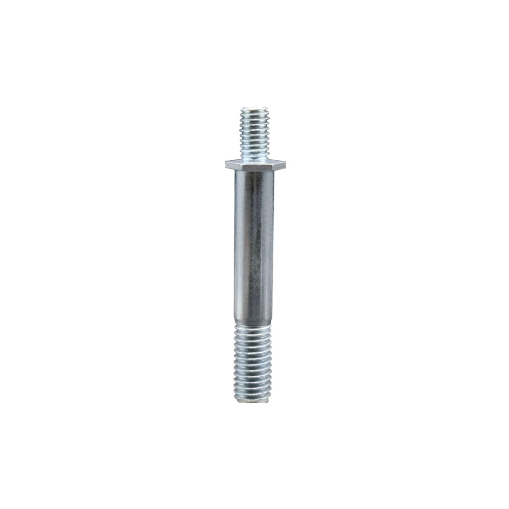 Zinc Plated Threaded Expanding Adapter Stem for 3/8 Inch Light Duty Bolt Hole Casters - 1/2 Inch Diameter - 13 TPI x 3 Inch Length - Service Caster Brand — photo 1
