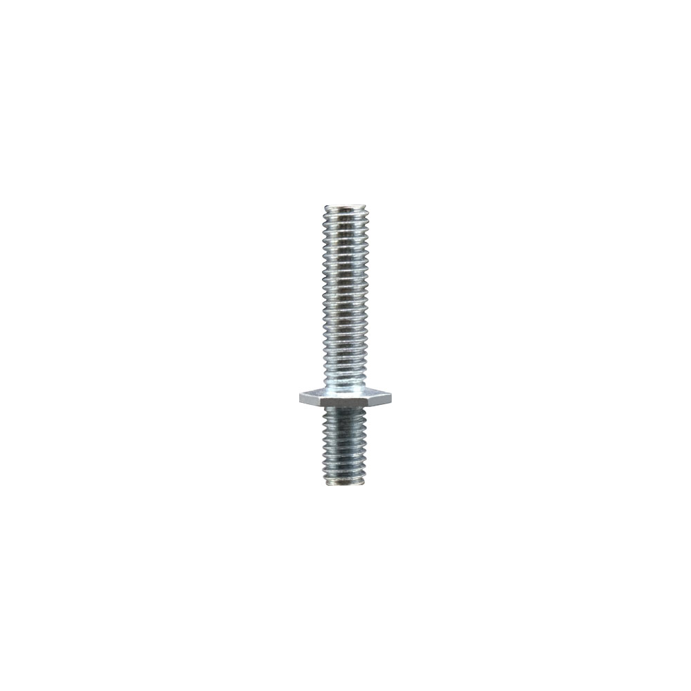 Zinc Plated Threaded Stem for 3/8 Inch Light Duty Bolt Hole Casters - 3/8 Inch Diameter - 16 TPI x 1-1/2 Inch Length - Service Caster Brand — photo 1
