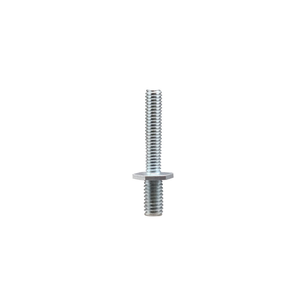 Zinc Plated Threaded Stem for 3/8 Inch Light Duty Bolt Hole Casters - 5/16 Inch Diameter - 18 TPI x 1-1/2 Inch Length - Service Caster Brand — photo 1