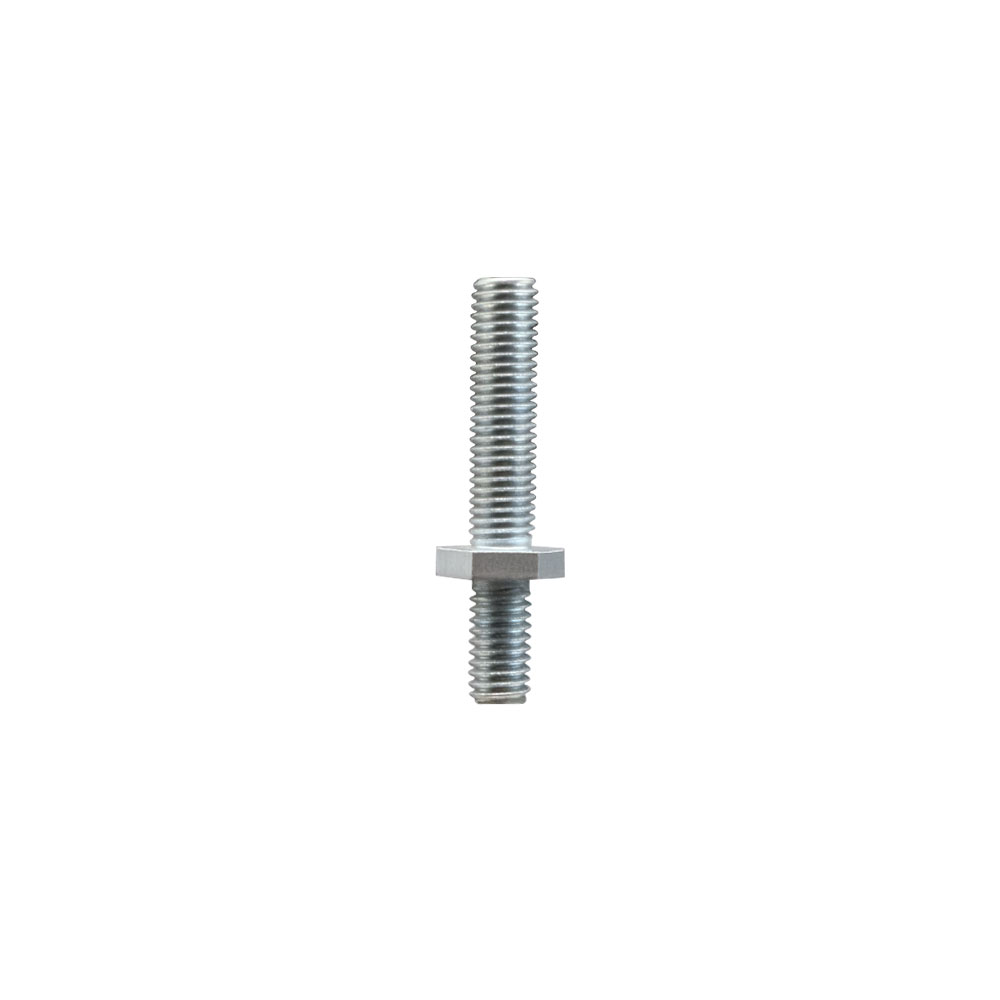 Zinc Plated Metric Threaded Stem for 3/8 Inch Light Duty Bolt Hole Casters - 10mm Diameter - 1.50 TPI x 1-1/2 Inch Length - Service Caster Brand — photo 1