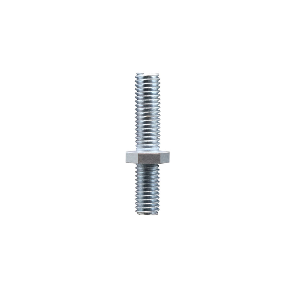 Zinc Plated Threaded Stem for 1/2 Inch Bolt Hole Casters - 1/2 Inch Diameter - 13 TPI x 1.5 Inch Length - Service Caster Brand — photo 1
