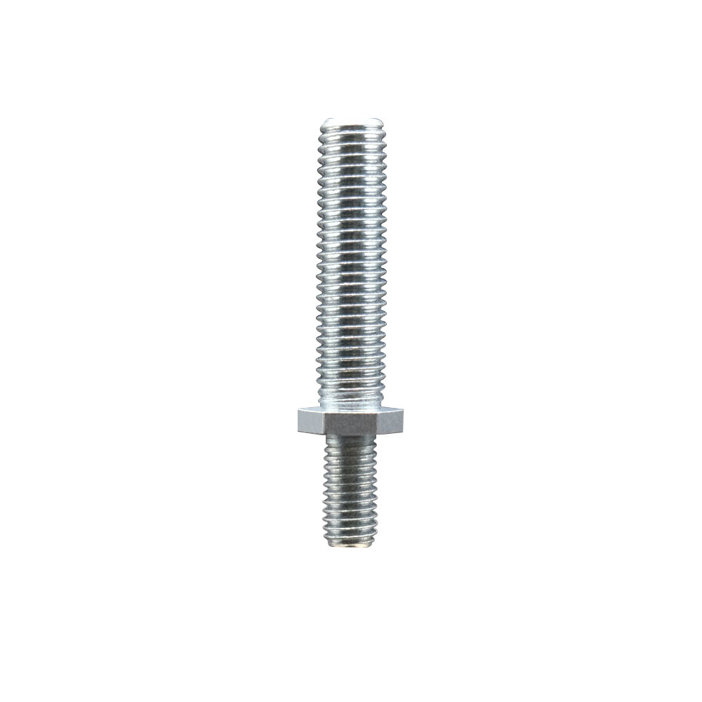 Zinc Plated Threaded Stem for 1/2 Inch Bolt Hole Casters - 5/8 Inch Diameter - 11 TPI x 2-1/2 Inch Length - Service Caster Brand — photo 1