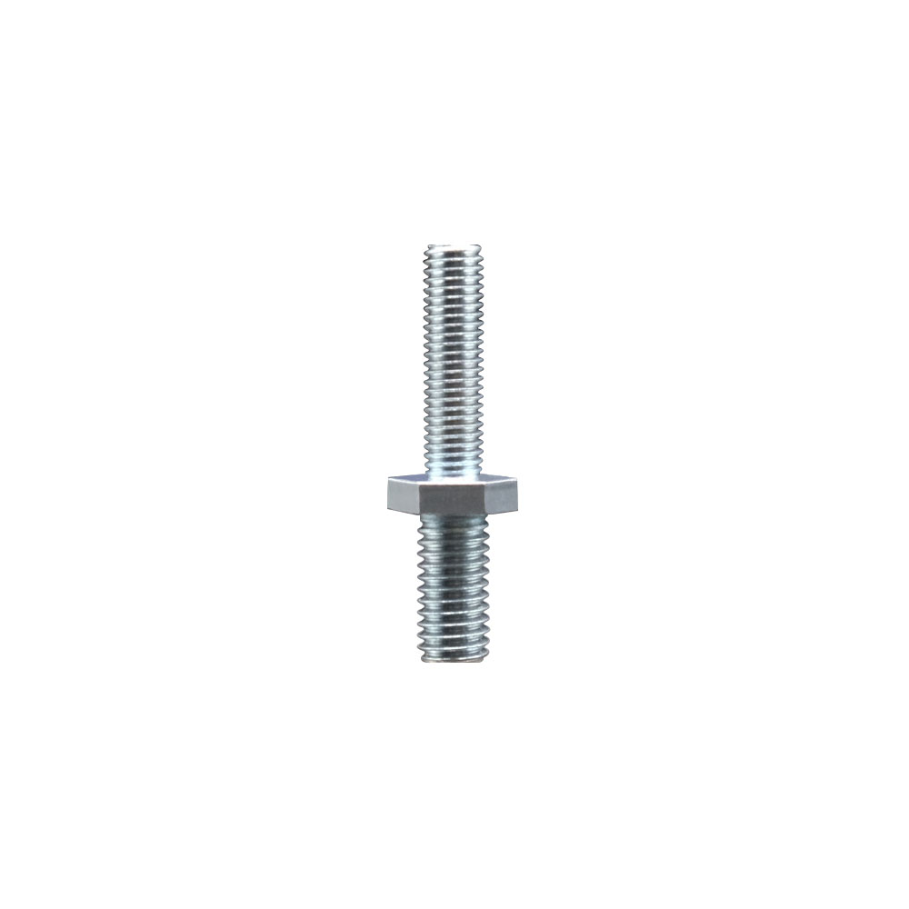 Zinc Plated Metric Threaded Stem for 1/2 Inch Bolt Hole Casters - 10mm Diameter - 1.50 TPI x 1-1/2 Inch Length - Service Caster Brand — photo 1