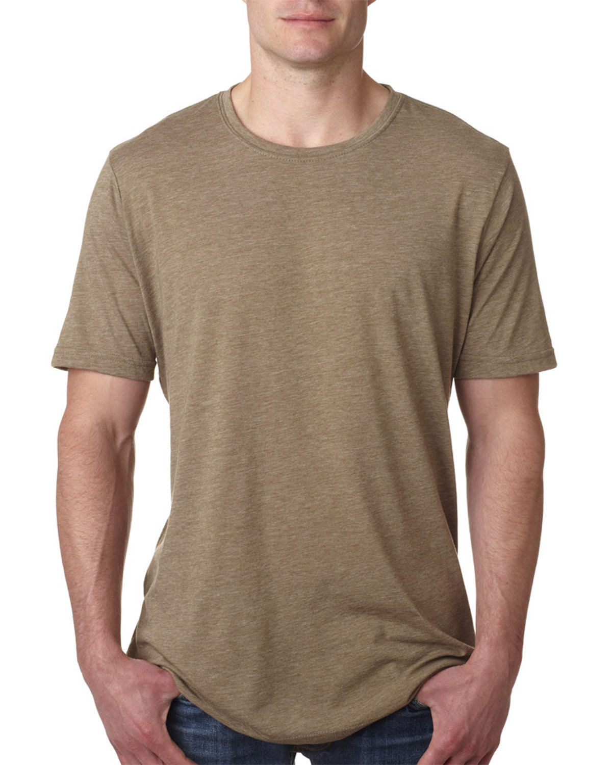 cotton mock neck t shirt