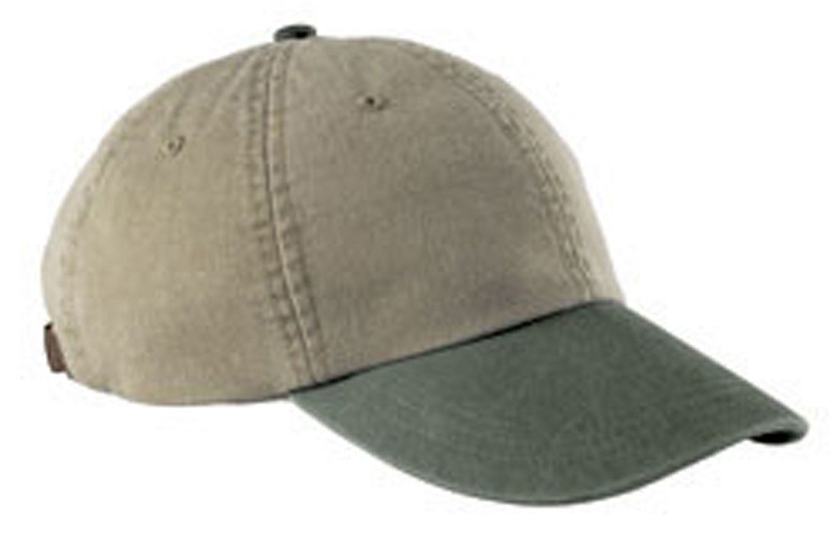 Adams AD969 Optimum Pigment Dyed-Cap - Stone/ Black - Os