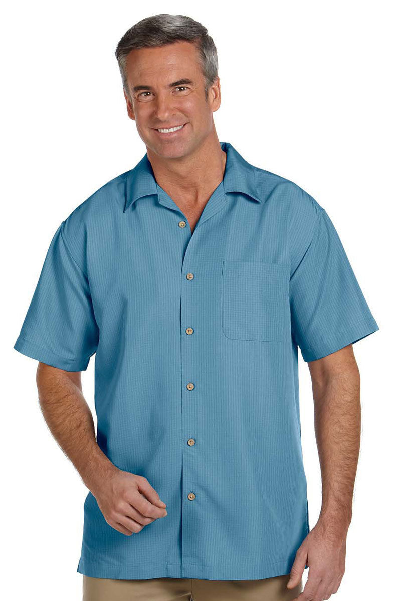 Harriton Men's Chest Pocket Short 