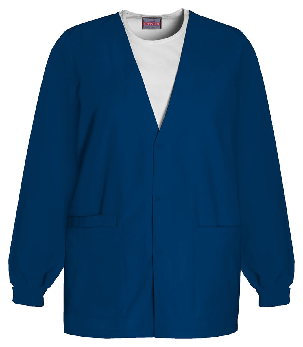 Cherokee 4301 Women's Workwear Cardigan WarmUp Scrub Jacket Chz Color