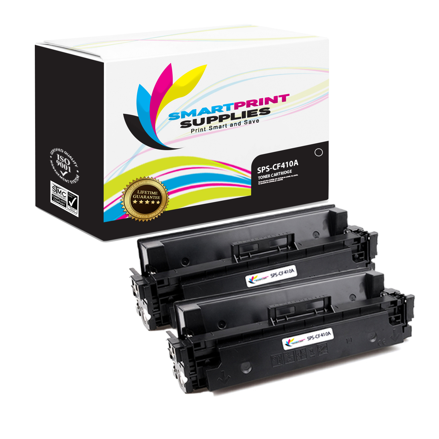 2PK CF410X Black Toner Cartridges For HP LaserJet Pro M377 M452 M477
