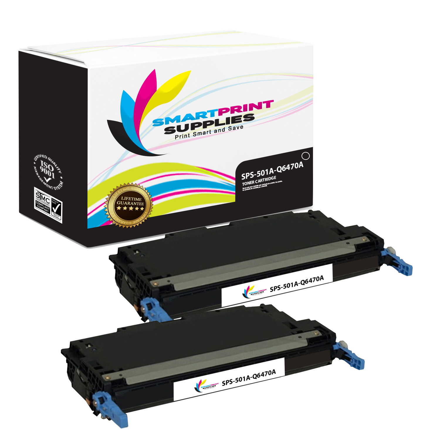Toner Cartridge HP 3600 3800 CP3505DN CP3505X Remanufactured Q6470A HP 501A