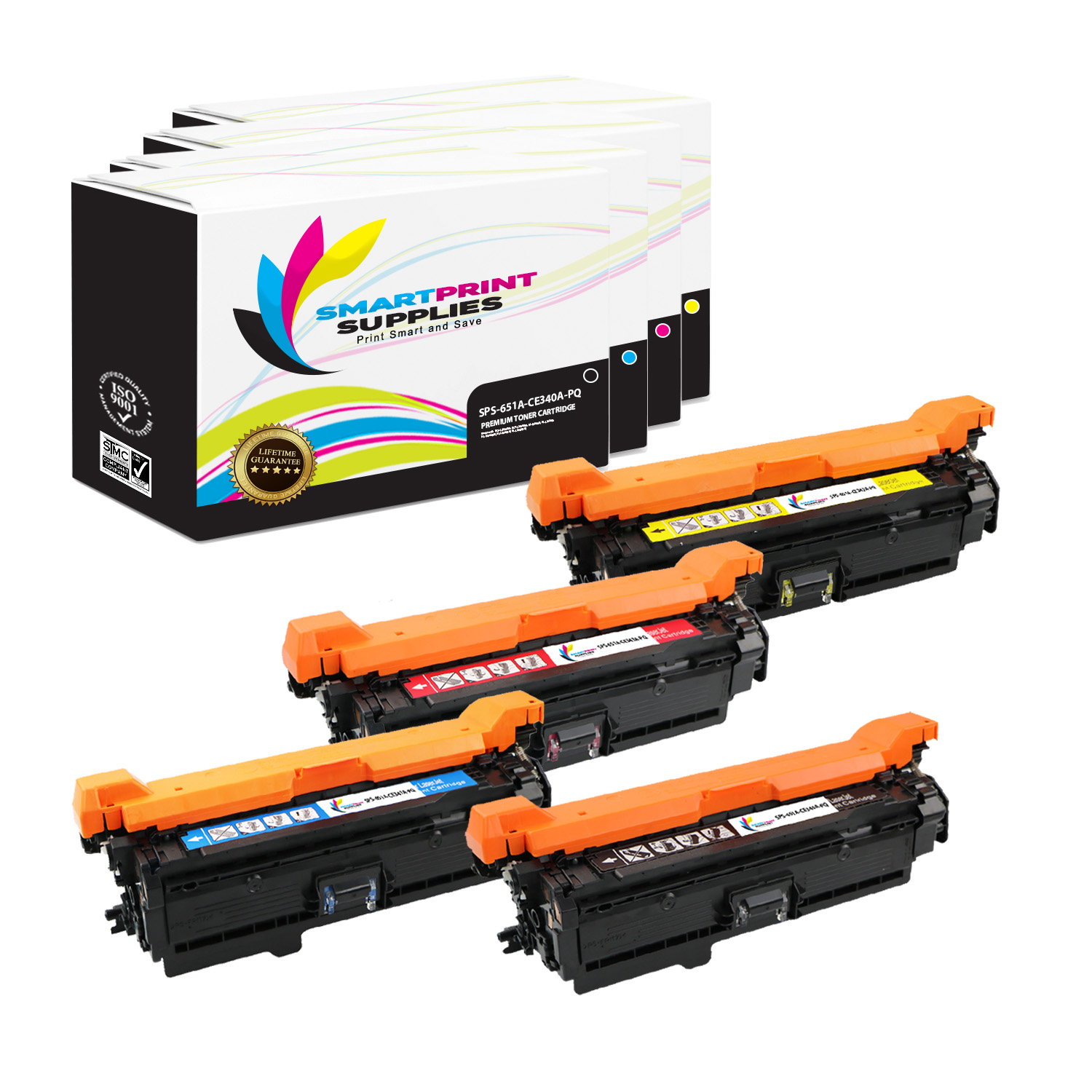 4pk Toner Set For HP LaserJet Enterprise 700 Color MFP M775dn M775f M775z CE340A