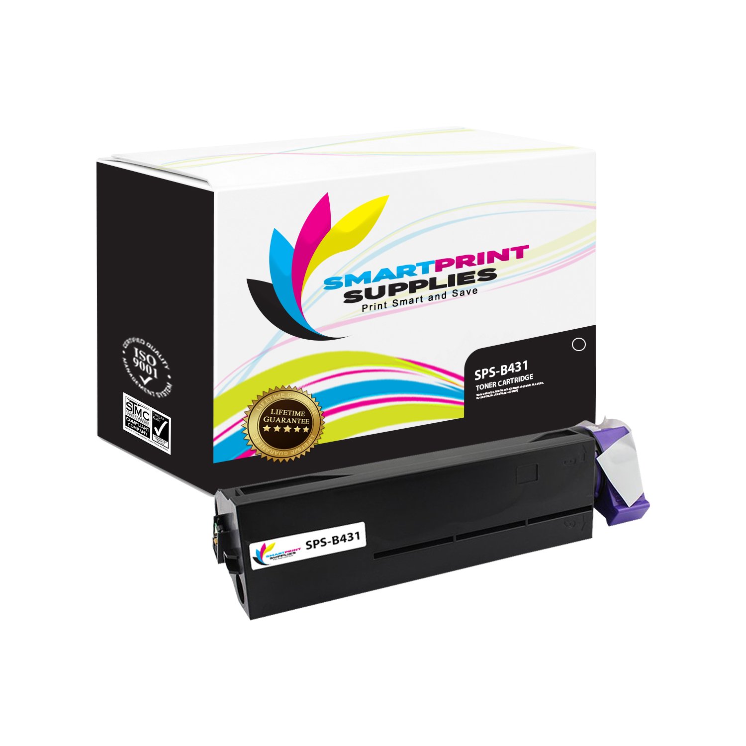 2 x 44574901 Toner Cartridge Fits Okidata B431D B431DN 1 x Drum 44574301