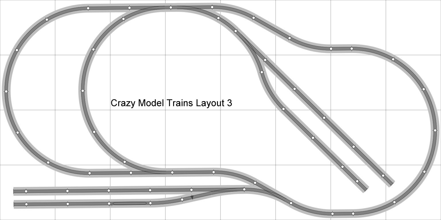 TrueTrack 22" Radius Track (4) HO Scale Atlas Trains Crazy Model Trains