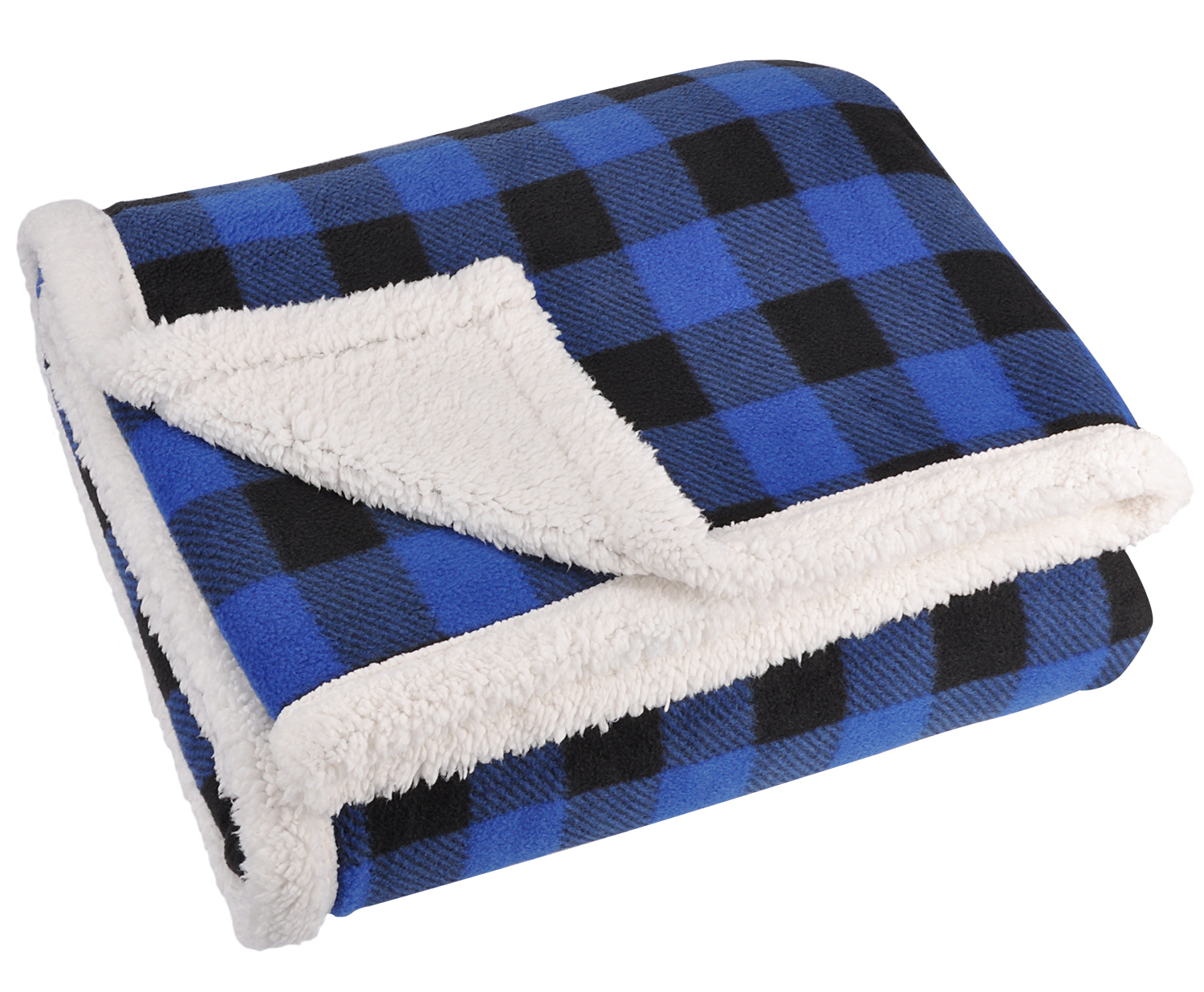 Christmas Blanket Microfiber Fleece Plaid Sherpa Holiday Throw for Couch Sofa - Picture 1 of 6