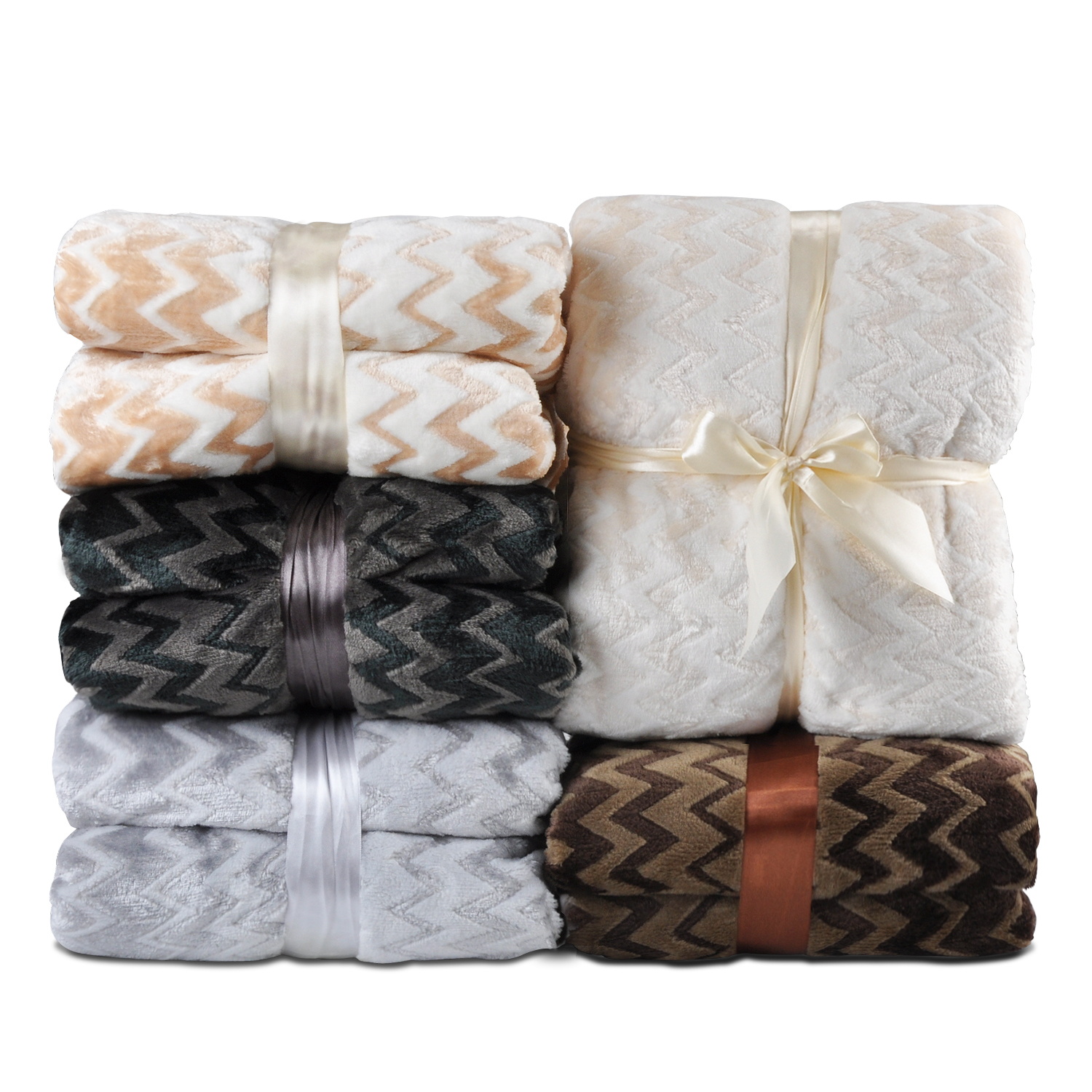 Sherpa Flannel Fleece Blanket Soft Cozy Warm Throw Sofa Couch Bed 50" x 60" - Picture 8 of 12