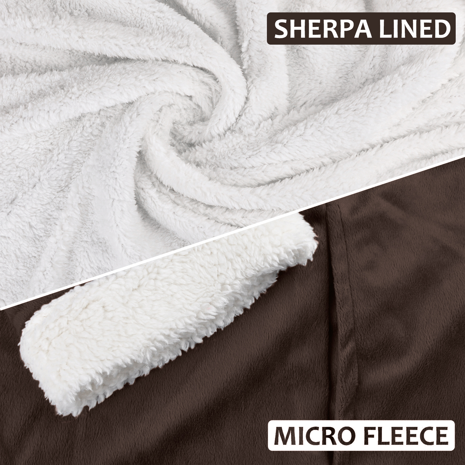 Womens Fleece Sherpa Robe Plush Warm Long Luxury Spa Night Bathrobe Sleepwear - Bild 4 von 21