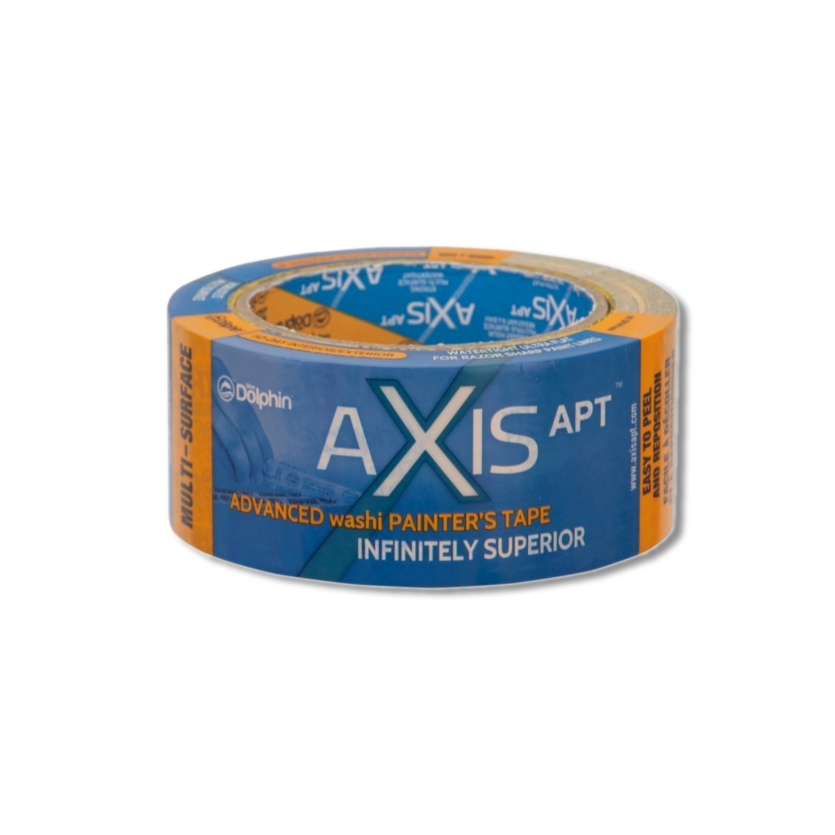 Blue Dolphin 1.88 in X 54.6 yd Yellow Medium Strength TP WASHI SP2 02