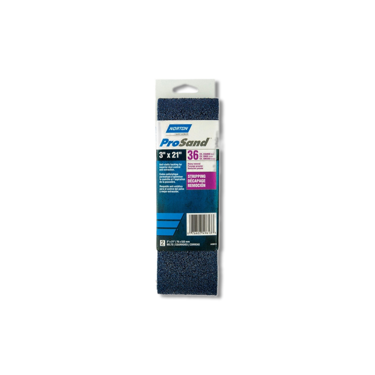 Norton ProSand 21 in X 3 in Zirconia Alumina Cloth Portable 07660702228