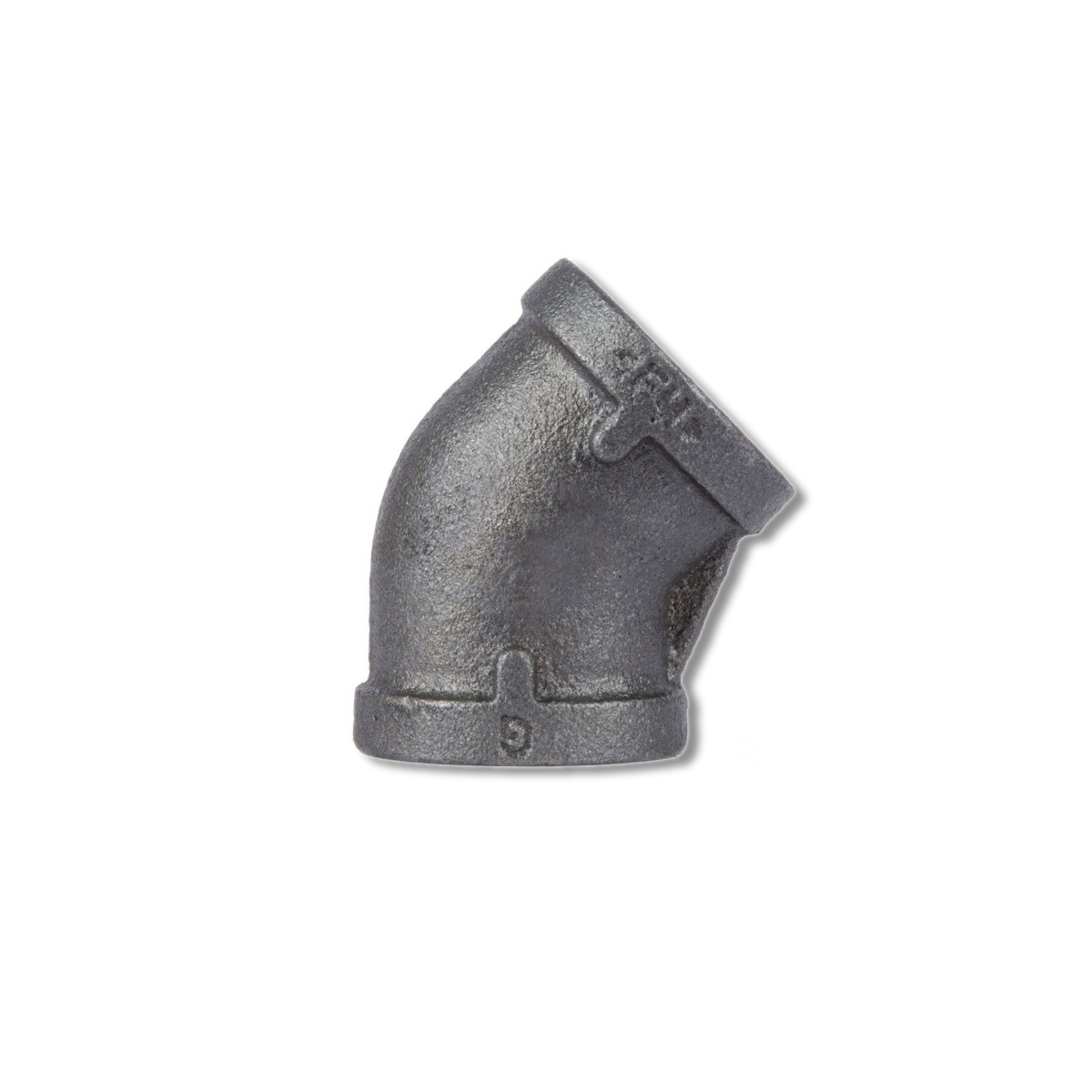 STZ Industries 4 in X 4 in FIP Black Malleable Iron 45 Degree Elbow 350E45-4