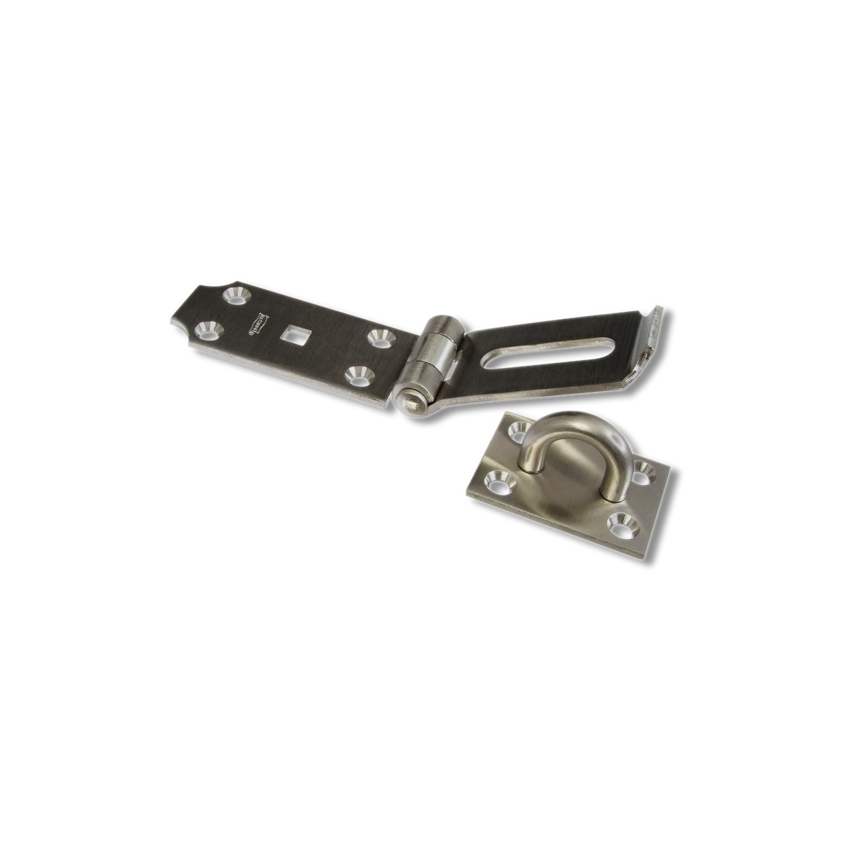 National Hardware Brushed Stainless Steel 7-1/2 in Safety Hasp N342-550