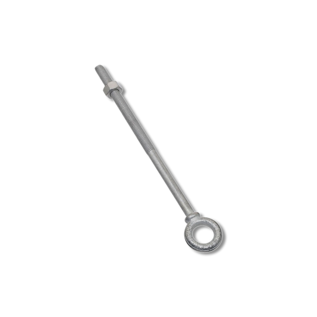 National 10 in Hot Dipped Galvanized Steel Eyebolt Nut Included N245-183