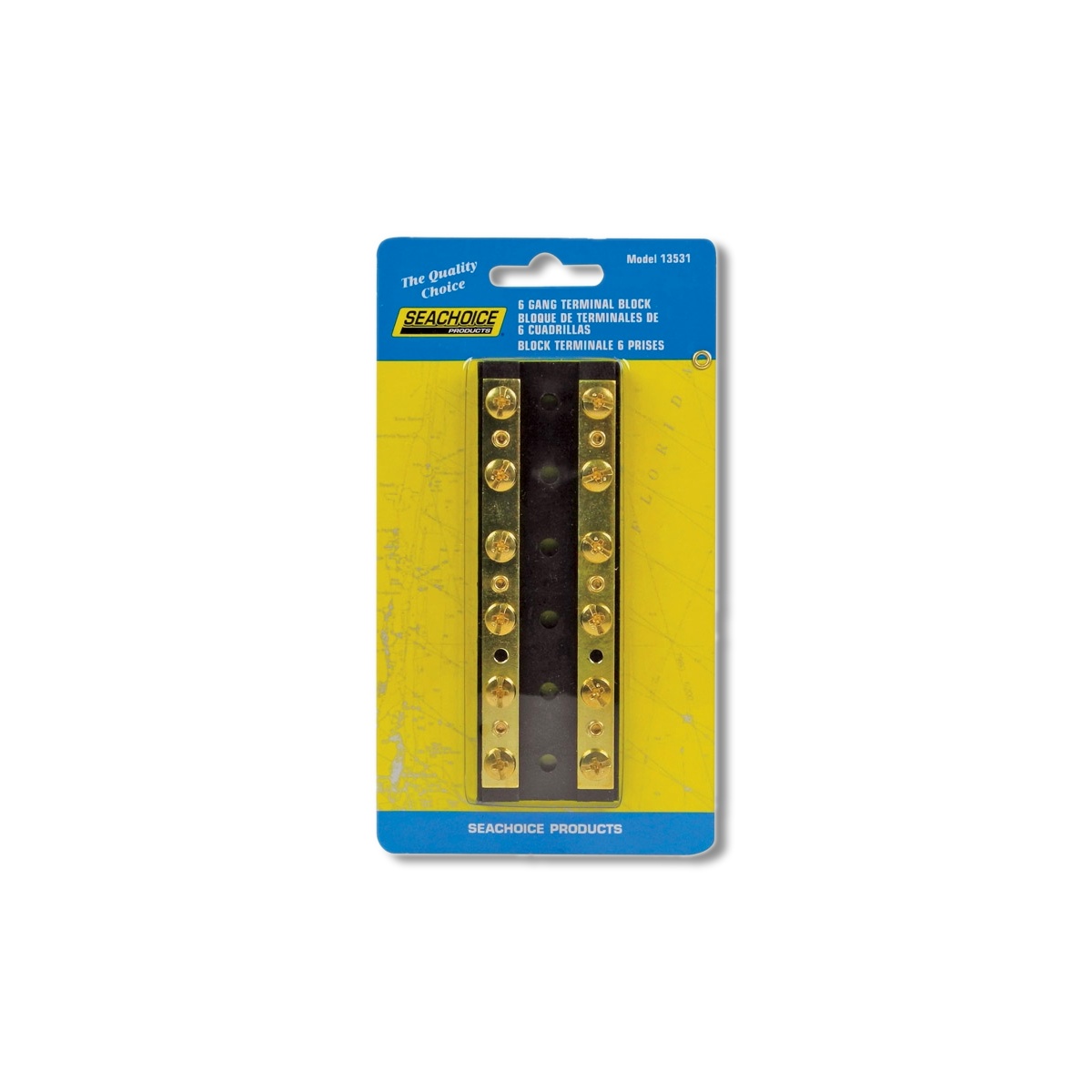 Seachoice Terminal Block Brass 13531
