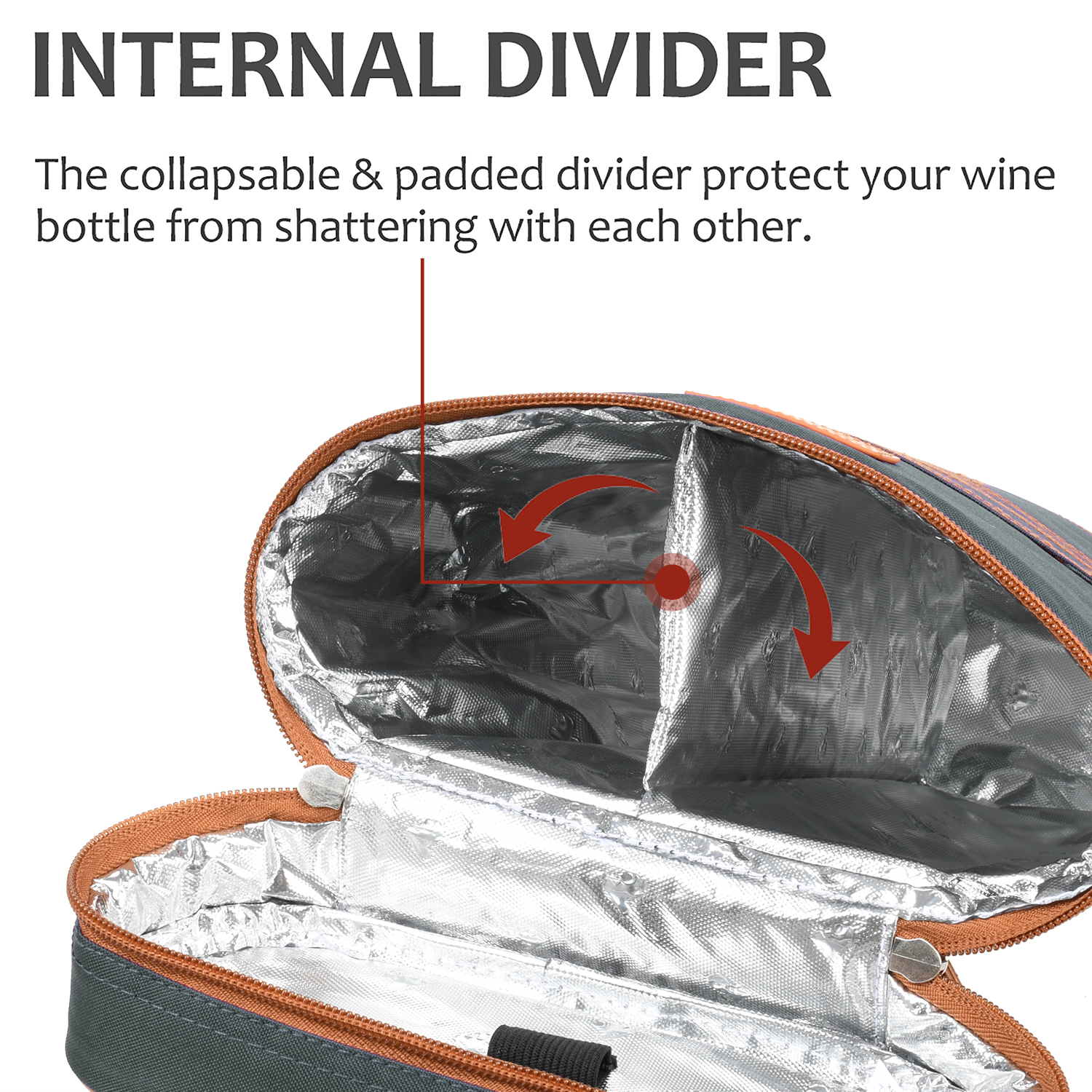 Wine Carrier Bag Insulated 2 Bottle Cooler Protection Carrying Tote Travel - Picture 46 of 79