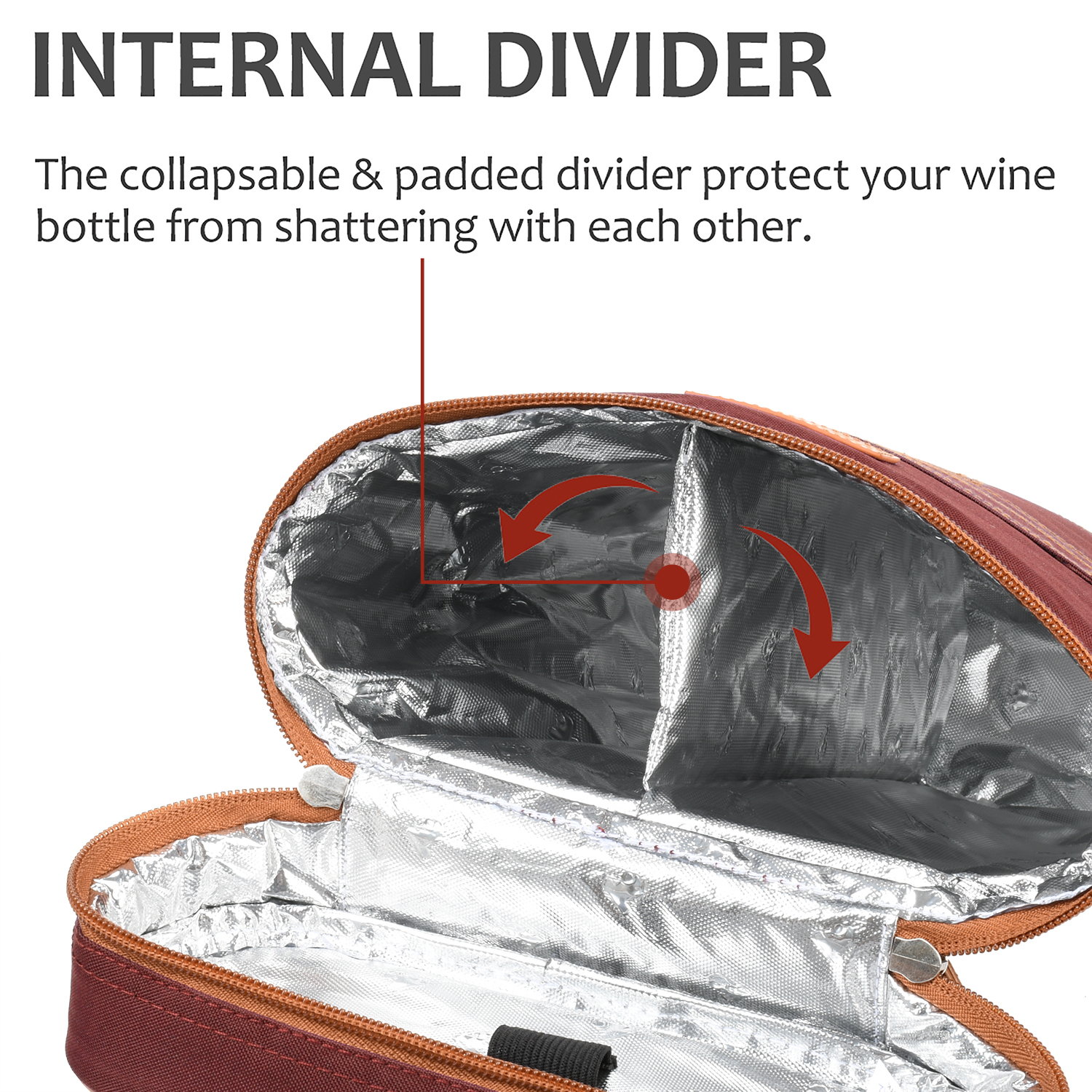 Wine Carrier Bag Insulated 2 Bottle Cooler Protection Carrying Tote Travel - Picture 68 of 79