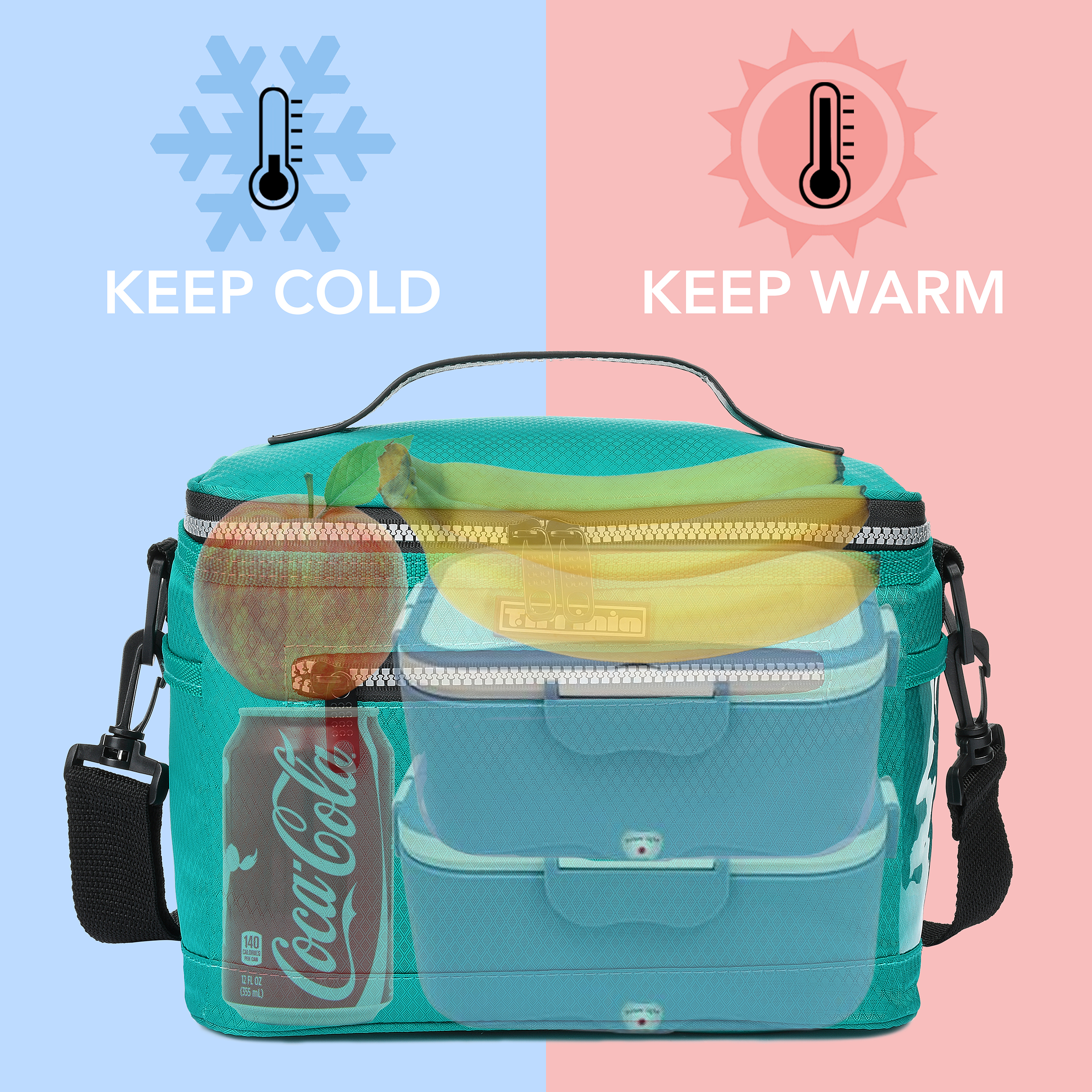 Insulated Lunch Bag Small Lunch Box For Work Office School Men Women Kids Mini - Picture 55 of 60