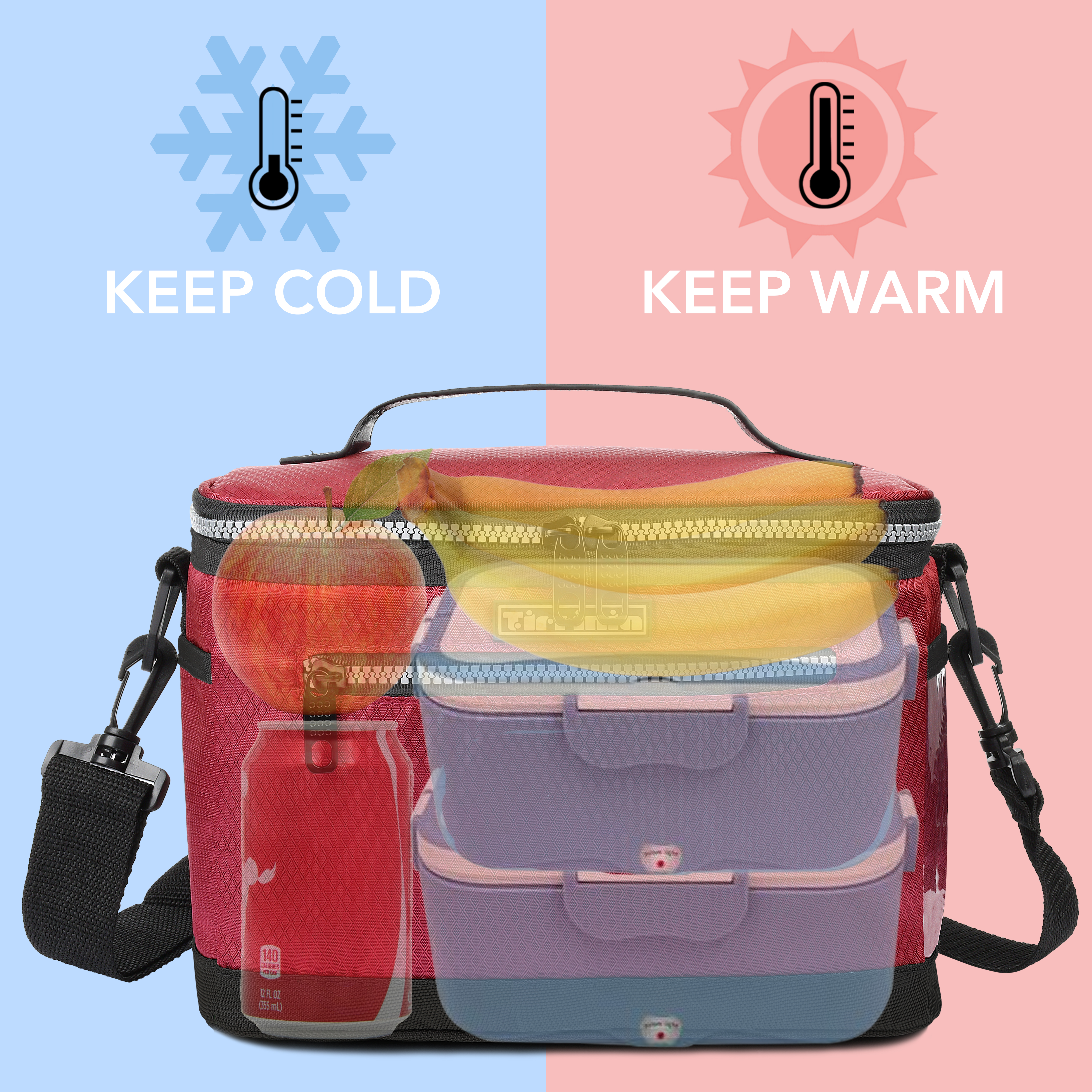 craftsman lunch box with 2 thermos