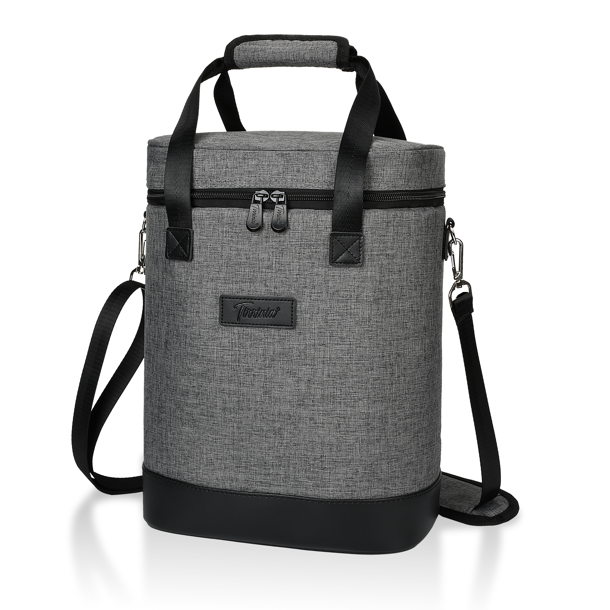 Wine Carrier Bag Insulated 6 Bottle Cooler Protection Carrying Tote Case Travel - Picture 22 of 35