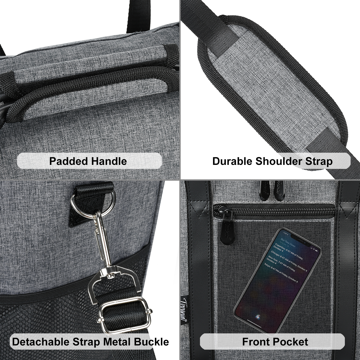 Wine Carrier Bag Insulated 6 Bottle Cooler Protection Carrying Tote Case Travel - Picture 32 of 35