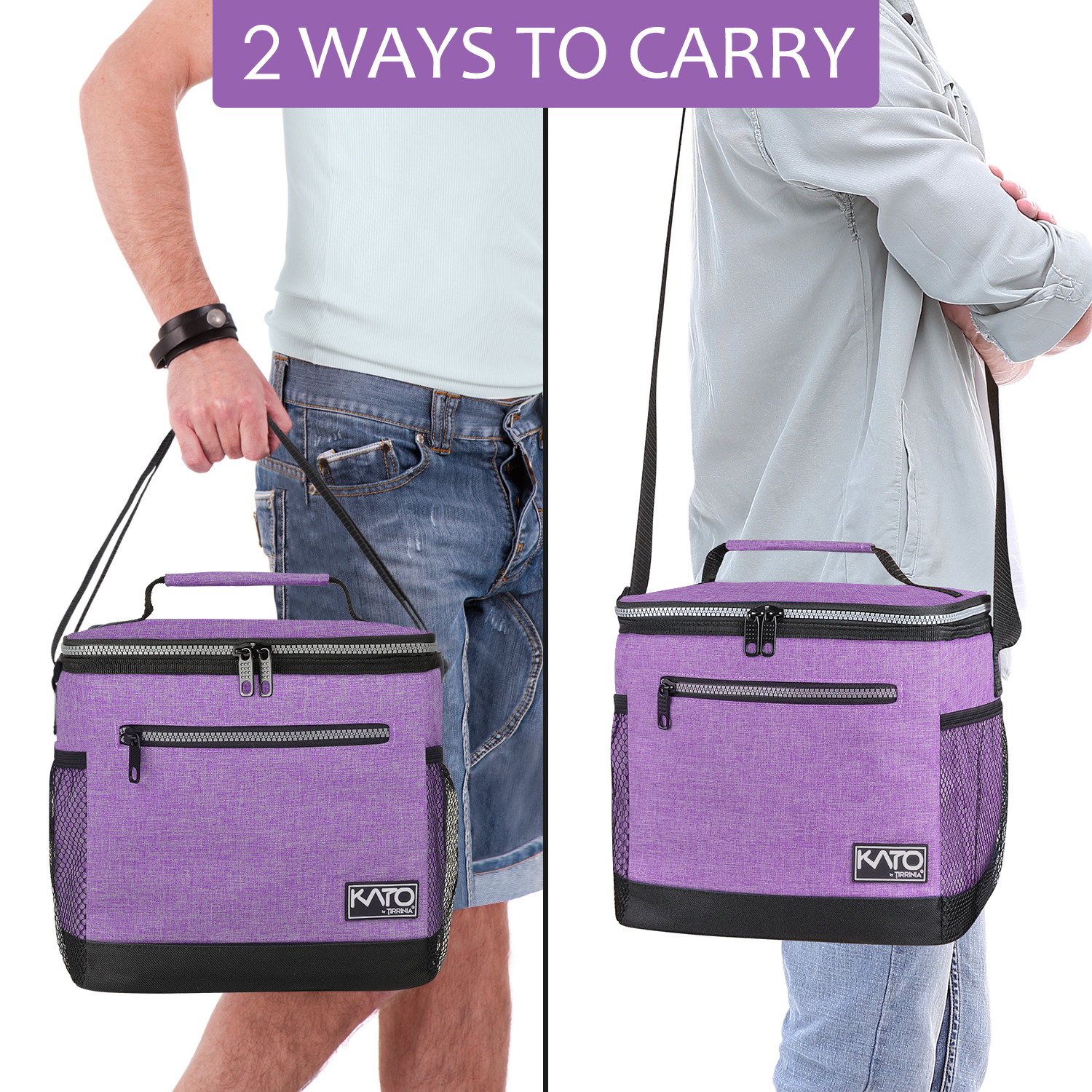 Lunch Bag Tote Box Women Men Boys School Kids Insulated Leakproof Cooler Bag - Picture 118 of 140