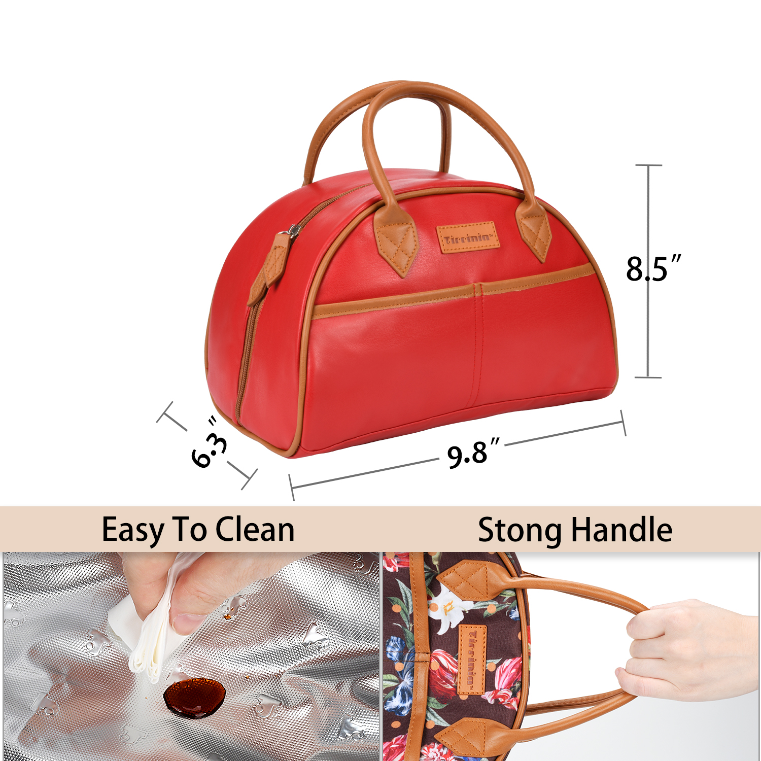 Insulated Lunch Bag Cooler Bag Tote Lunch Box Work Picnic for Women Men Kids - Picture 88 of 99