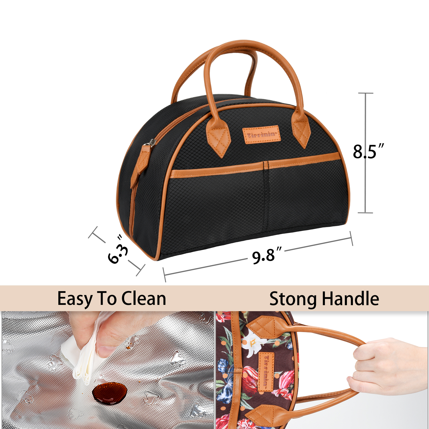 Insulated Lunch Bag Cooler Bag Tote Lunch Box Work Picnic for Women Men Kids - Picture 15 of 99