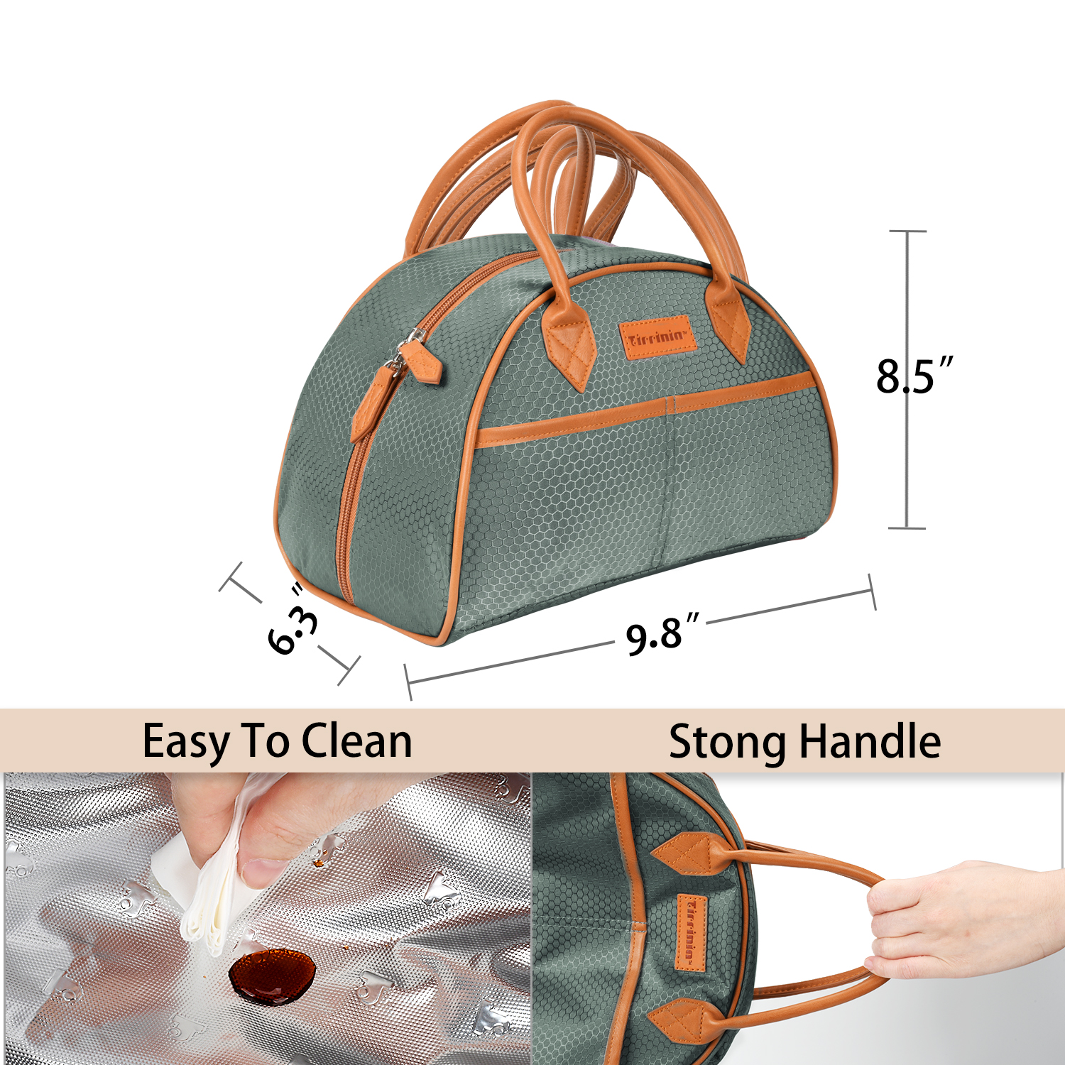 Insulated Lunch Bag Cooler Bag Tote Lunch Box Work Picnic for Women Men Kids - Picture 46 of 99