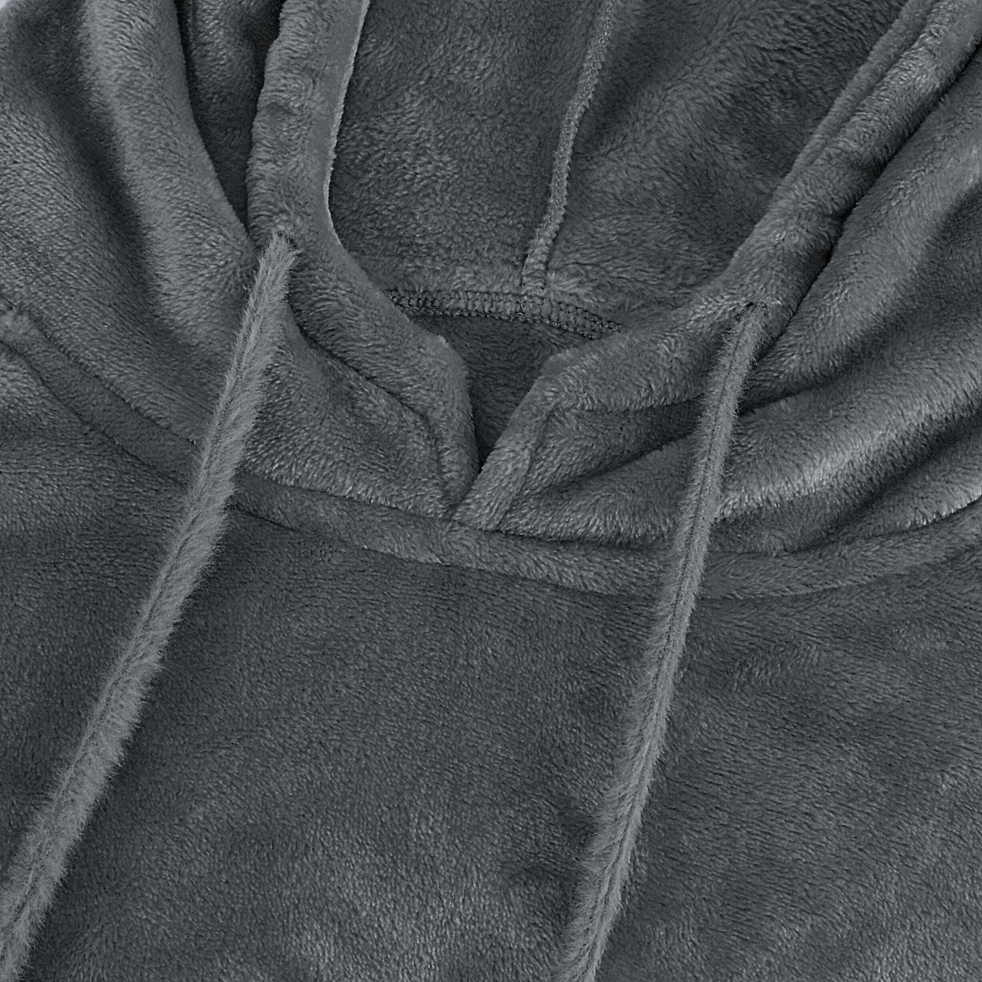Womens Long Sleeve Hooded Hoodie Sweatshirt Winter Warm Pullover Tops Mini Dress - Picture 45 of 77
