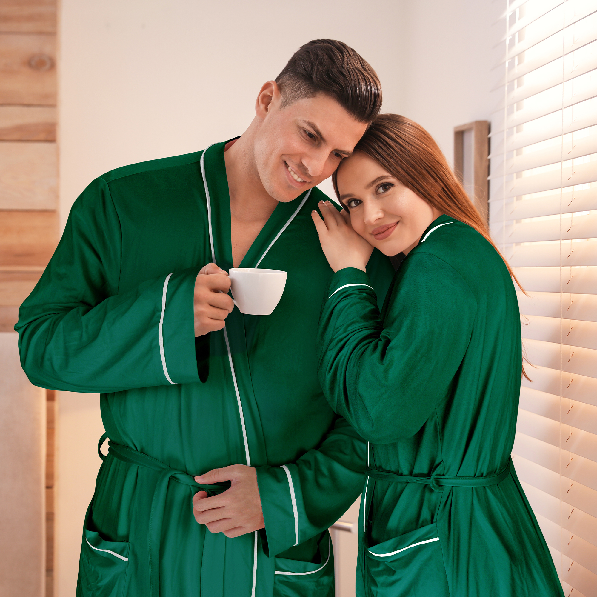 Catalonia Lightweight Ladies Bathrobe Long Summer Robe w/ Pockets for Women S-XL - Picture 28 of 50