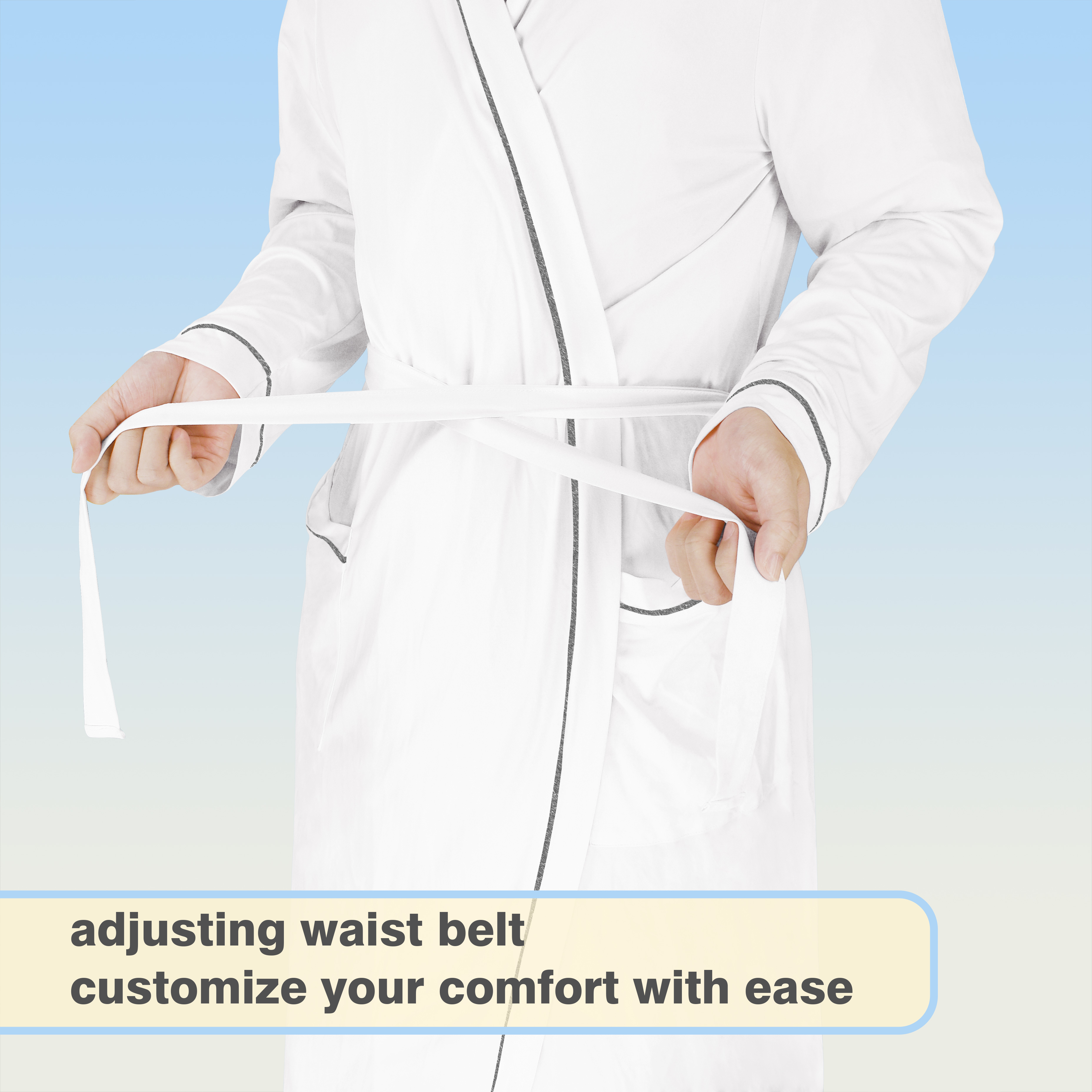 Catalonia Lightweight Ladies Bathrobe Long Summer Robe w/ Pockets for Women S-XL - Picture 47 of 50