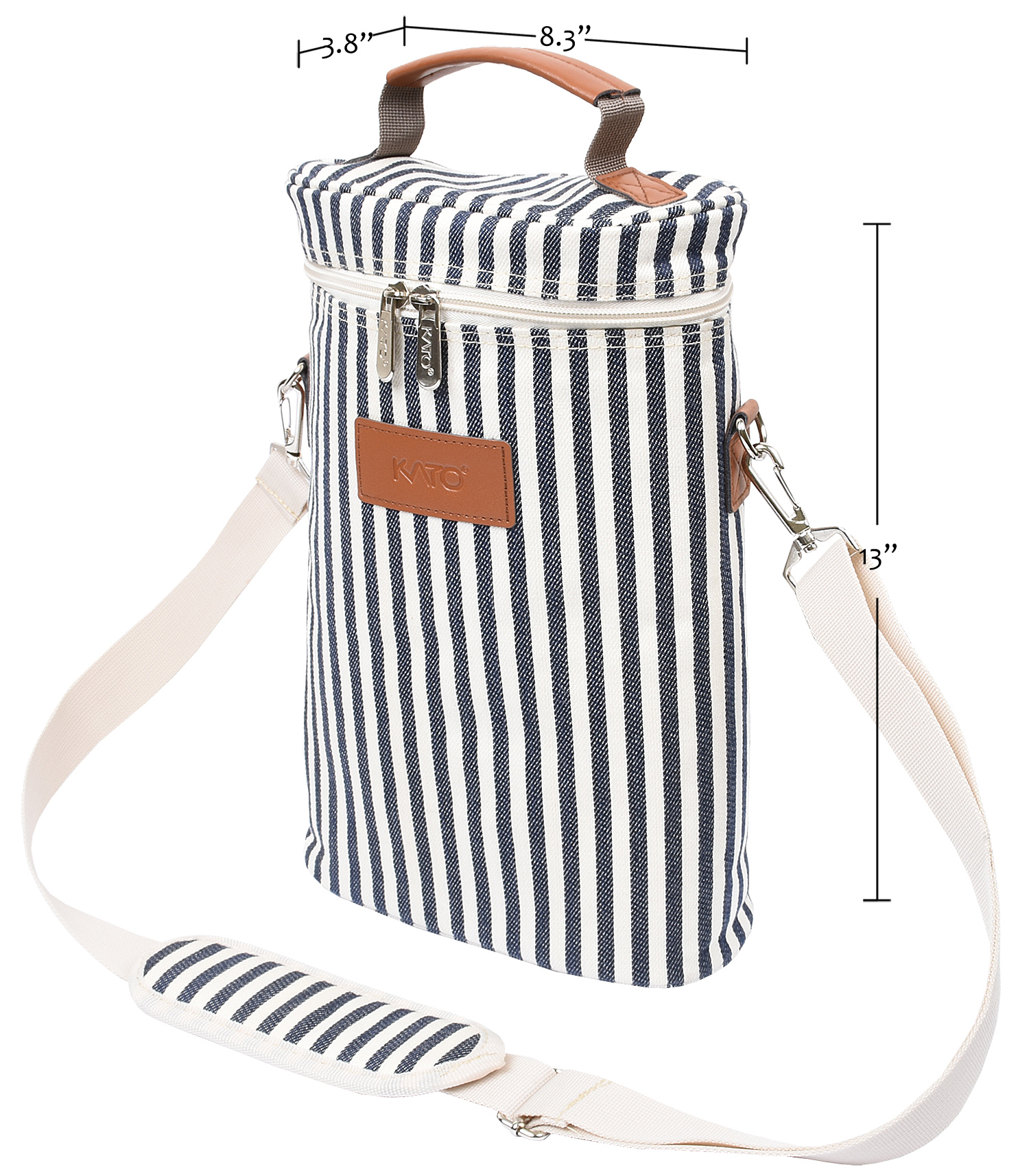 Wine Carrier Bag Insulated 2 Bottle Cooler Protection Carrying Tote Travel - Picture 76 of 79