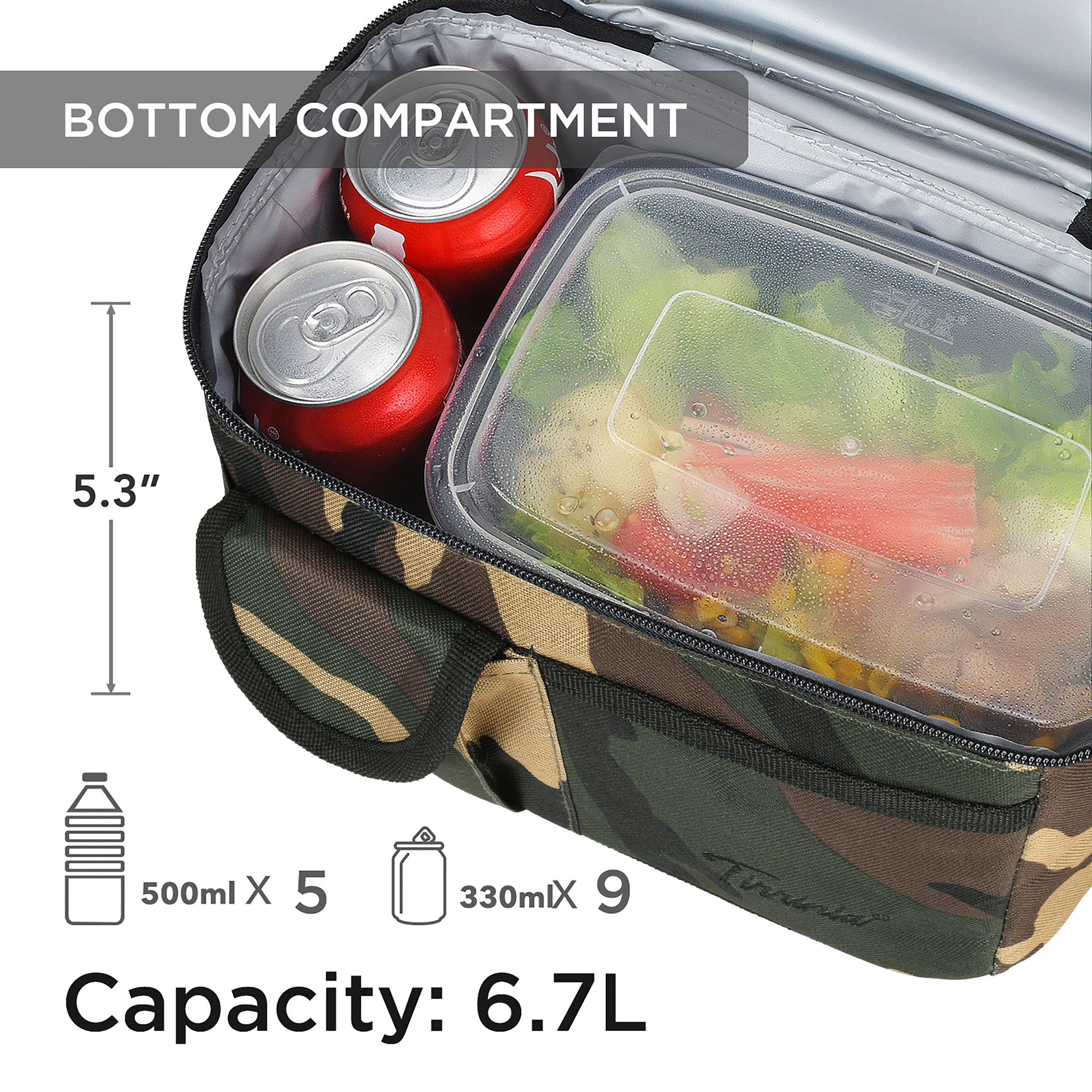 Insulated Lunch Bag Adult Lunch Box for Work School Men Women Kids Leakproof - Picture 8 of 61
