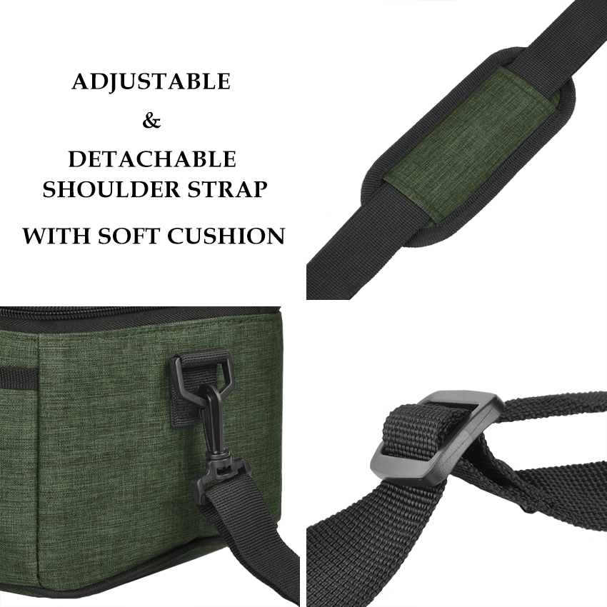Bolsos aislados bolsa de almuerzo refrigerador grande bento bolsa caja de almuerzo para hombres mujeres adultos - Imagen 101 de 132