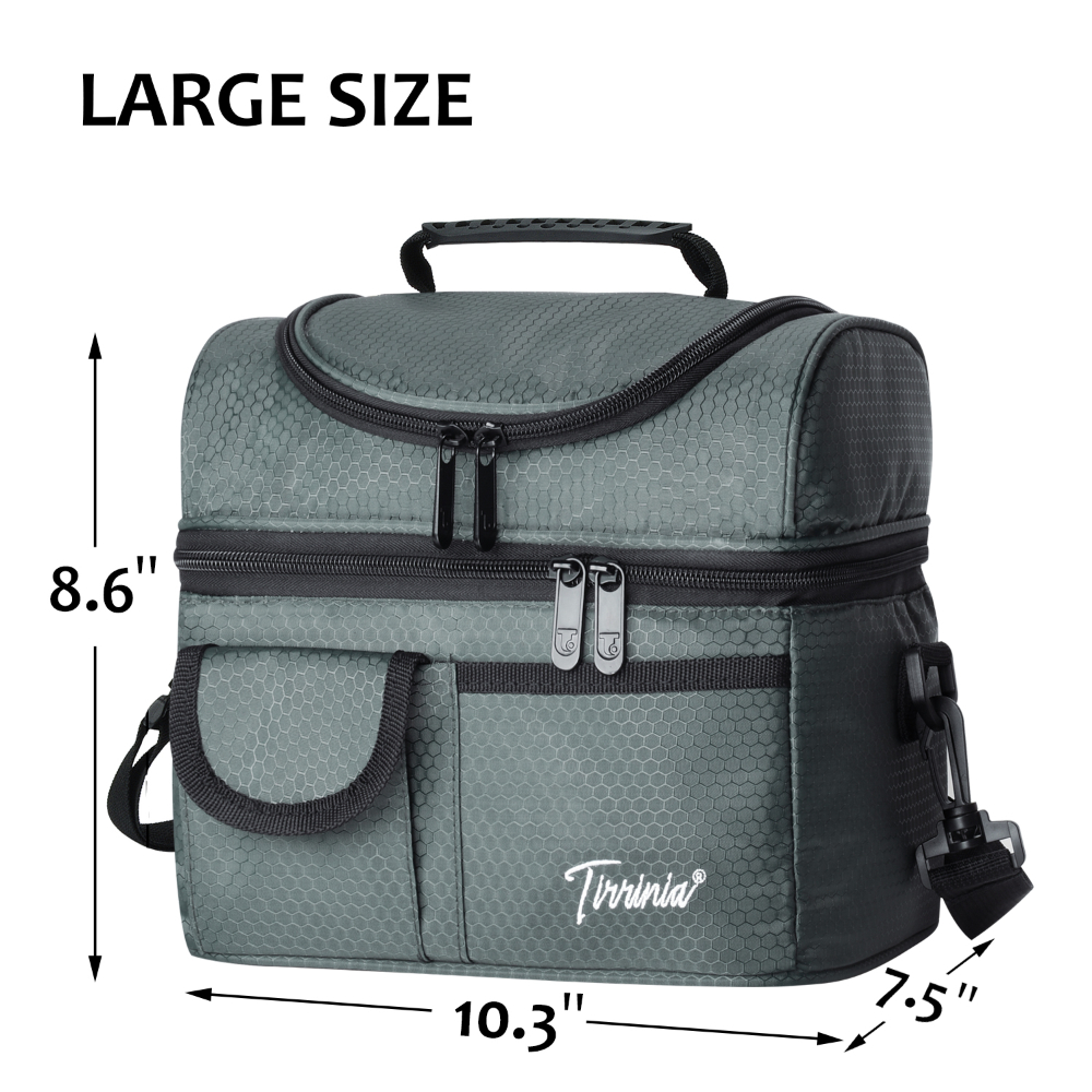 Insulated Lunch Bag Totes Cooler Large Bento Lunch Box Bag for Men Women Adult