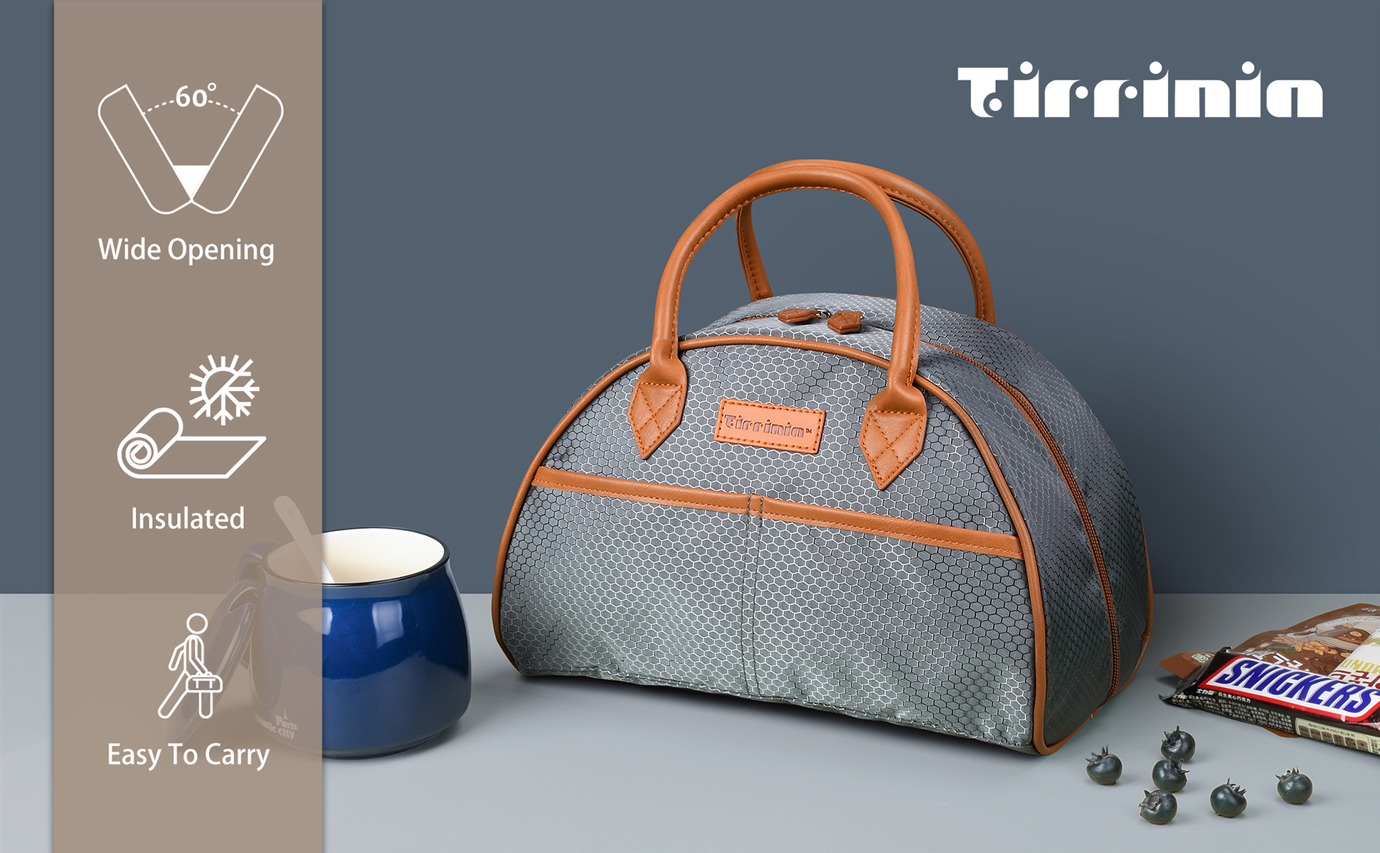 Insulated Lunch Bag Cooler Bag Lunch Tote Lunch Box Work Picnic for Women Men - Picture 34 of 96
