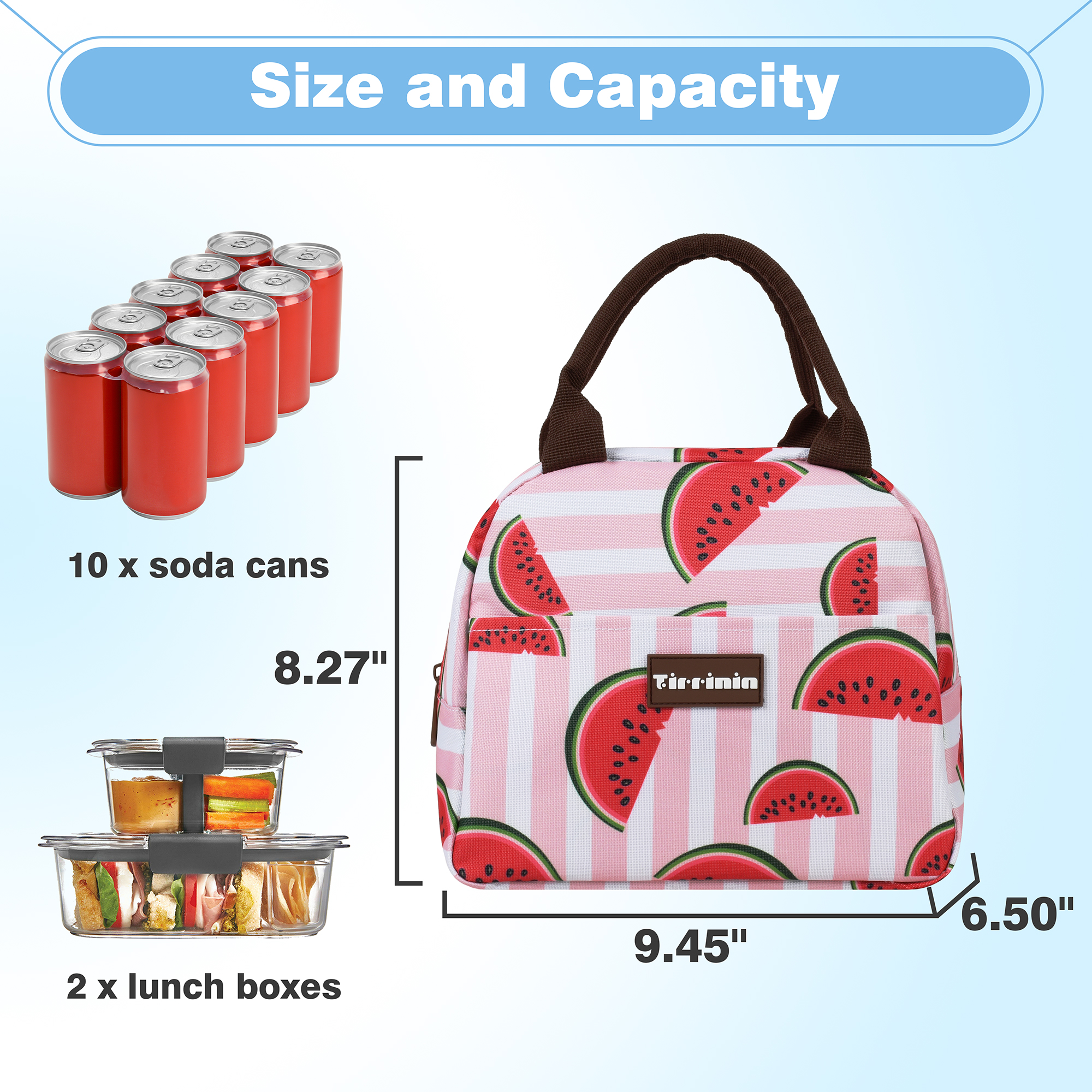 Insulated Lunch Bag Totes Cooler Purse Bento Lunch Box Bag for Women Girl Office - Picture 37 of 43